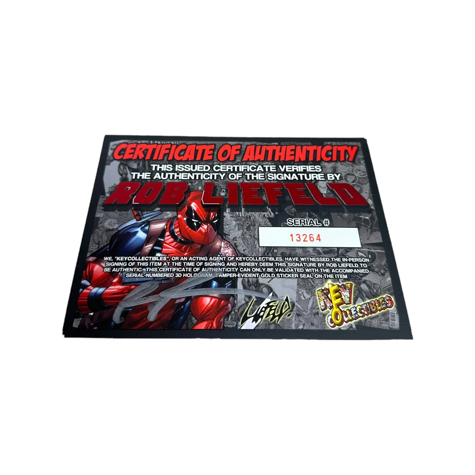 Rob Liefield Signed Deadpool #20 (Metallic) Funko Pop! - Marvel Universe - SDCC 2013 Exclusive LE480 Pcs - Condition 8/10 - Robliefieldcreations.com COA - Image 7