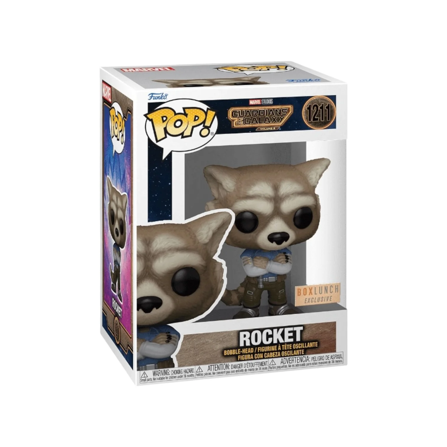 Rocket #1211 Funko Pop! - Guardians of the Galaxy Vol 3 - BoxLunch Exclusive