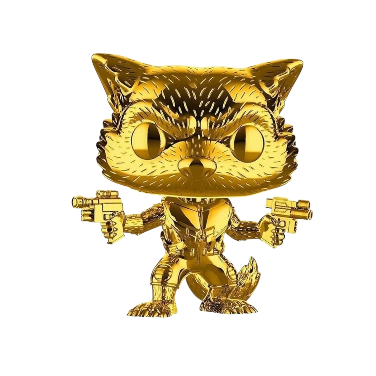 Rocket (Gold Chrome) #420 Funko Pop! Marvel Studios The First Ten Years - Image 2