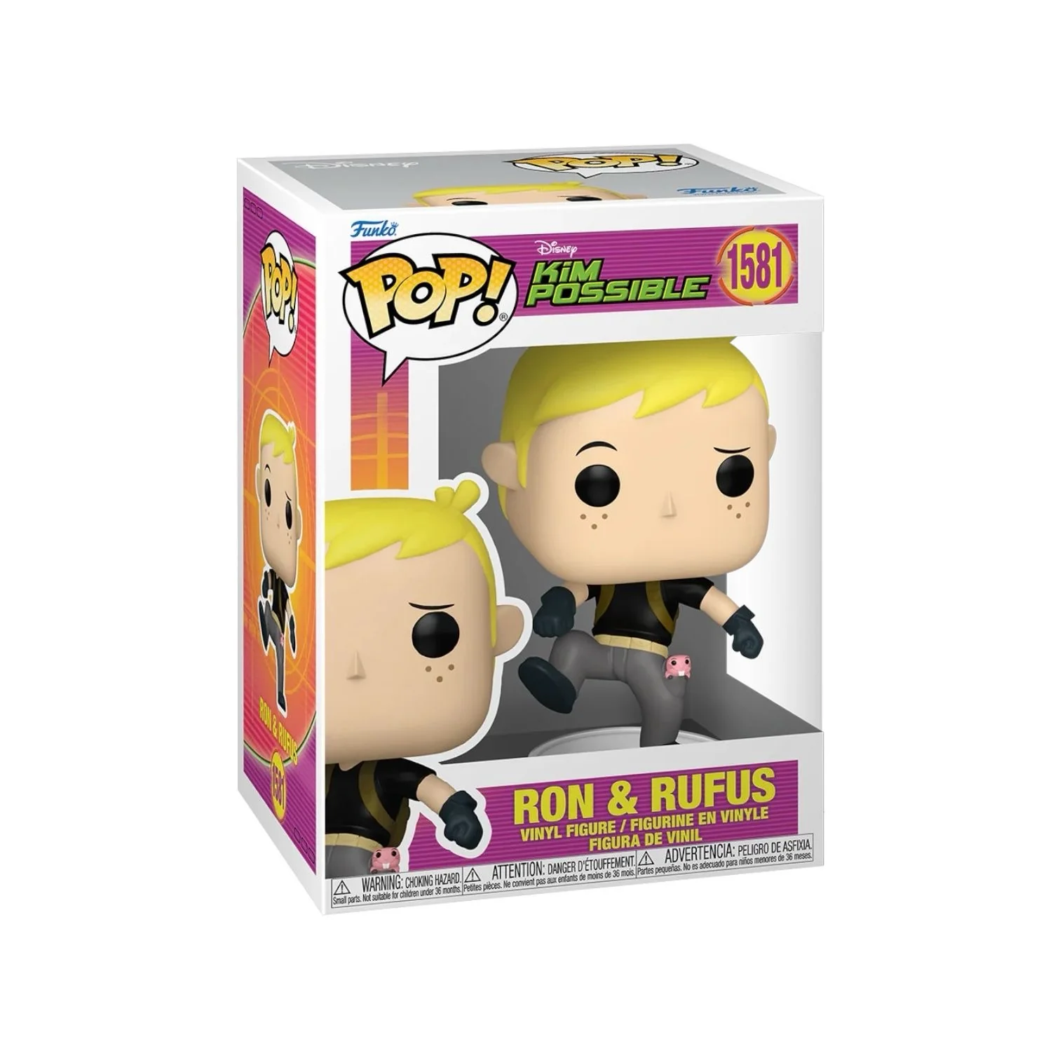 Ron & Rufus #1581 Funko Pop - Kim Possible
