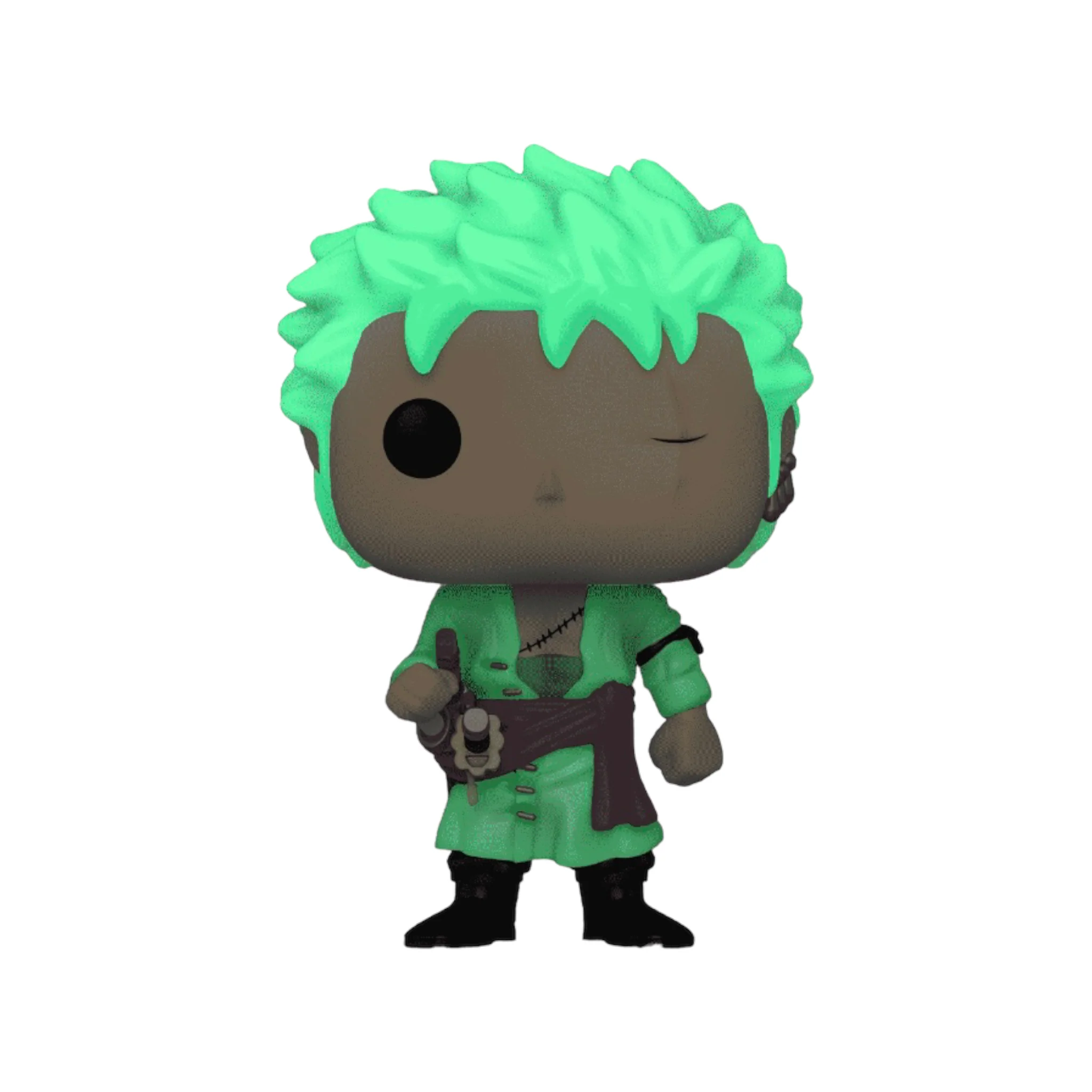 Roronoa Zoro #327 (Glows in the Dark) Funko Pop! - One Piece - Kody Trading Exclusive - Image 2