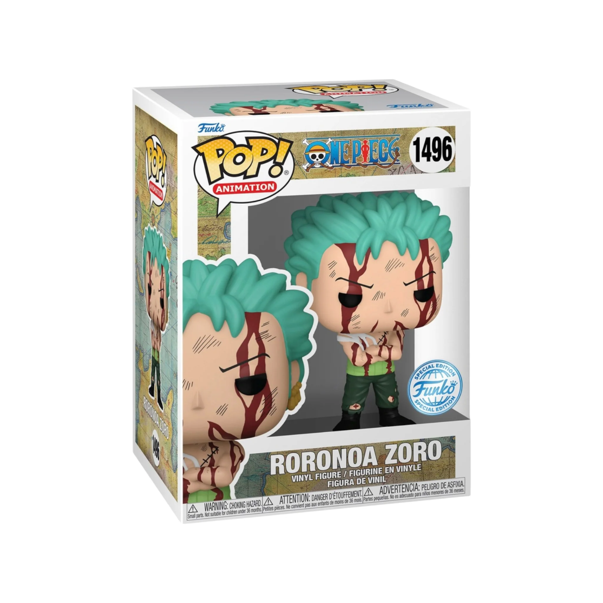 Roronoa Zoro (Nothing Happened) #1496 Funko Pop! - One Piece - Special Edition