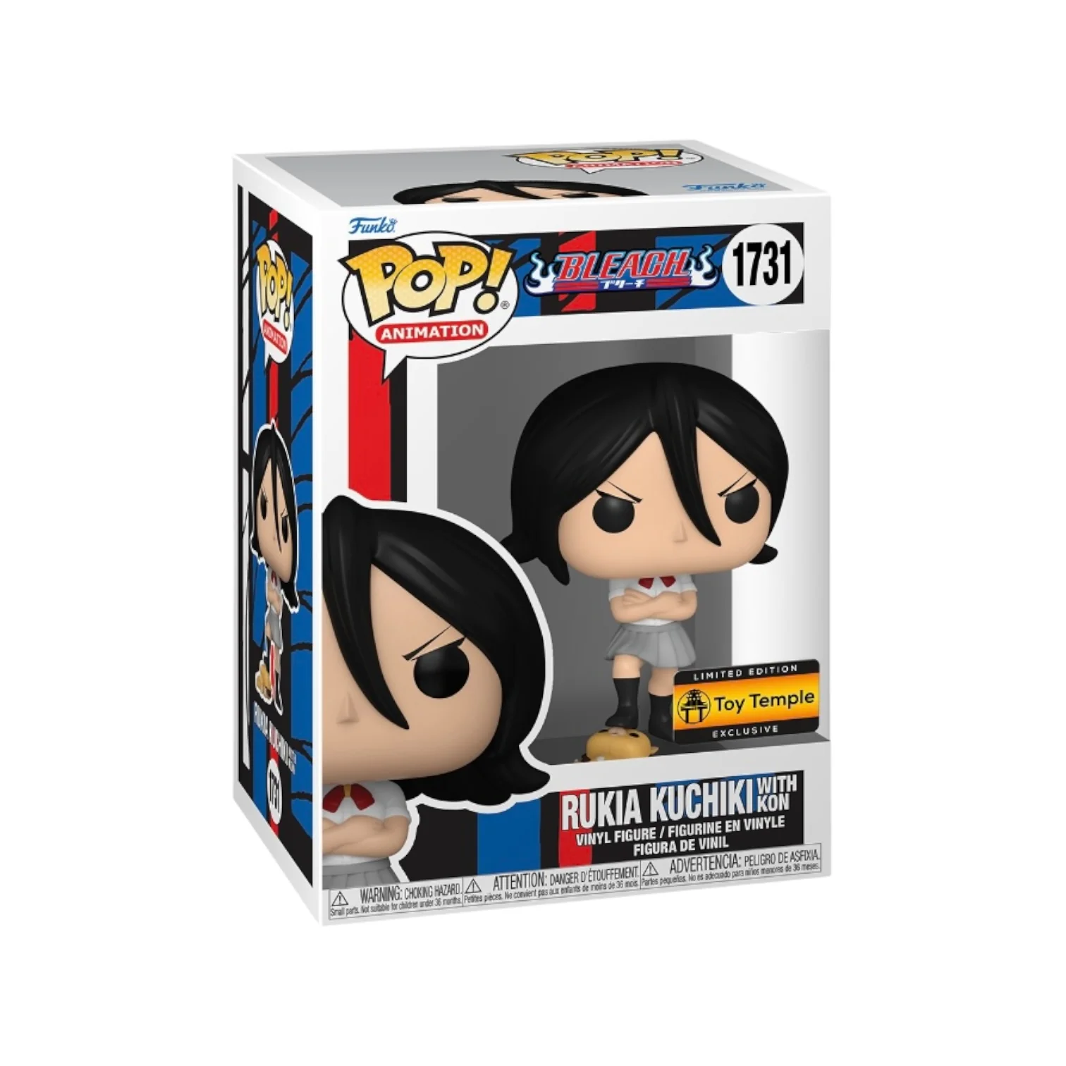 Rukia Kuchiki with Kon #1731 Funko Pop! - Bleach - Toy Temple Exclusive