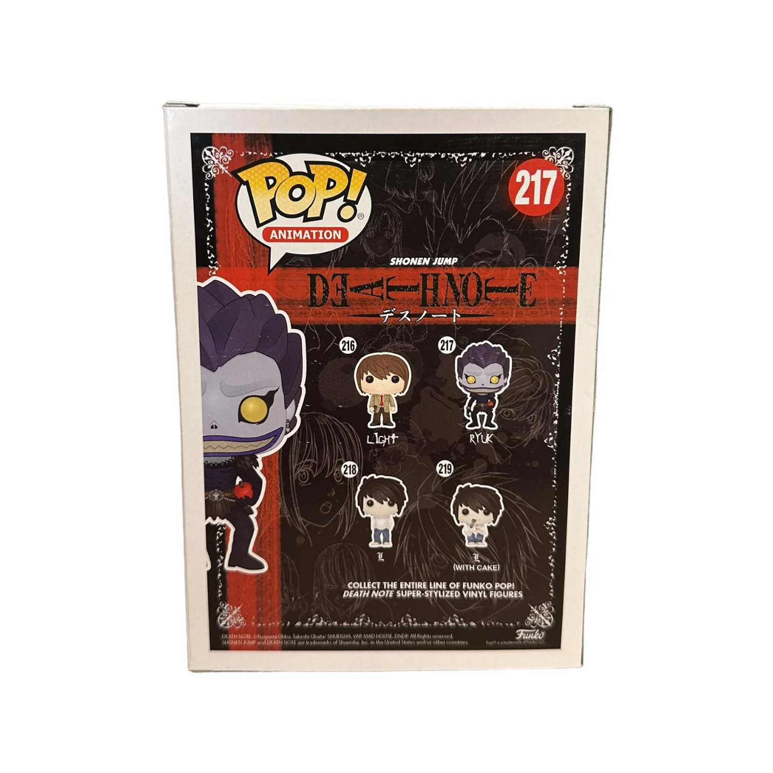 Ryuk #217 Funko Pop! - Death Note - 2017 Pop! - Condition 8.75/10 - Image 3