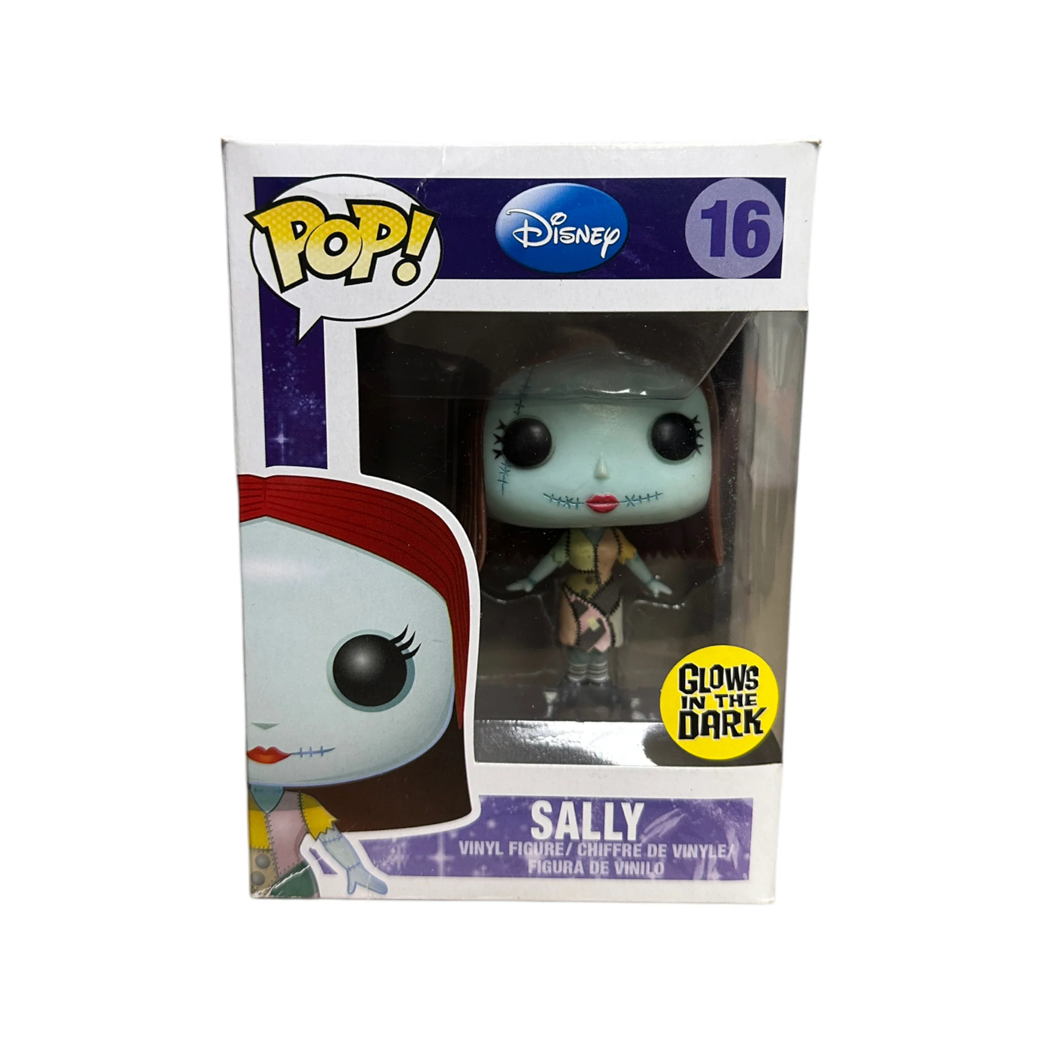 Sally #16 (Glows in the Dark) Funko Pop! - Disney Series 2 - No Sticker - Condition 7/10