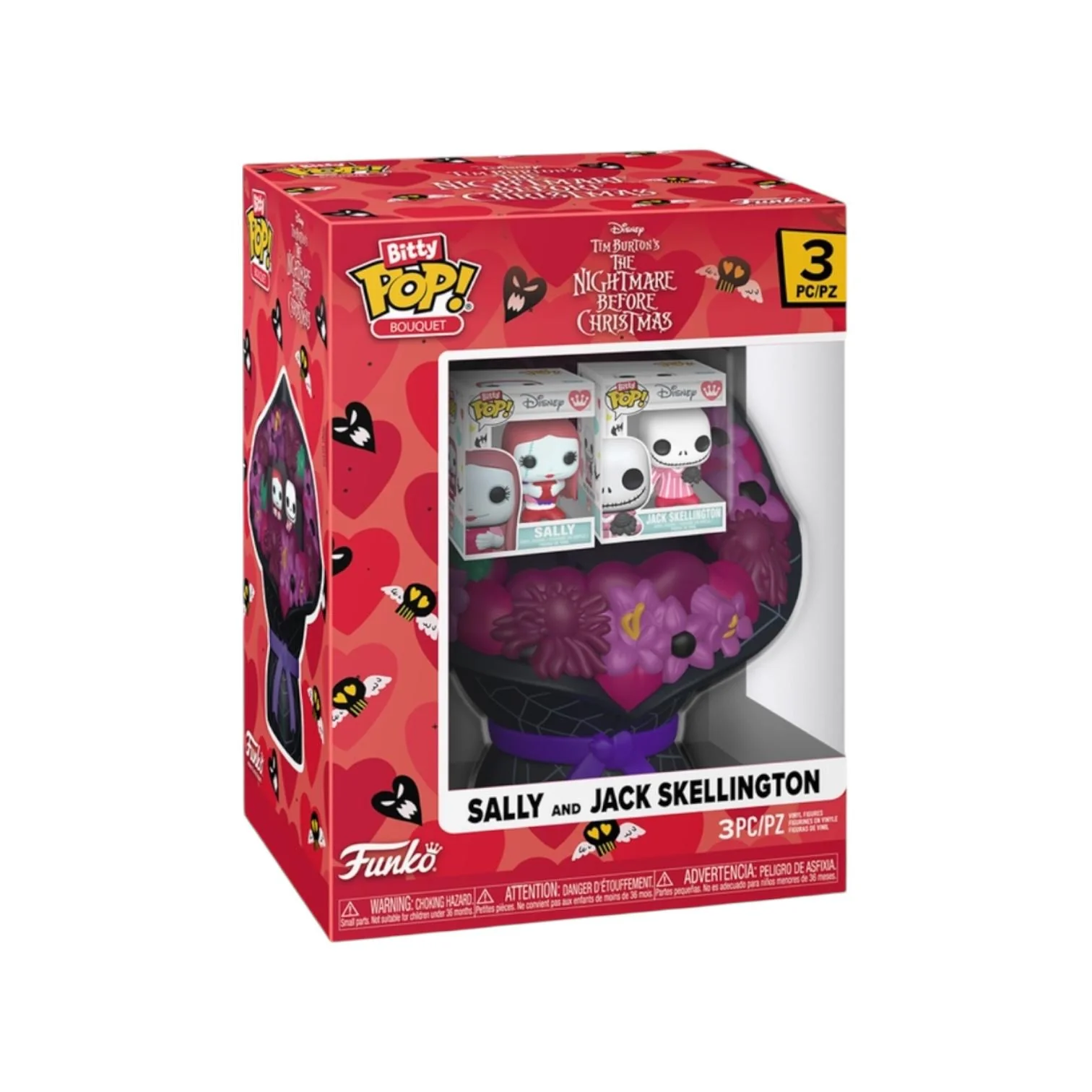 Sally and Jack Skellington Bitty Pop Bouquet - The Nightmare Before Christmas
