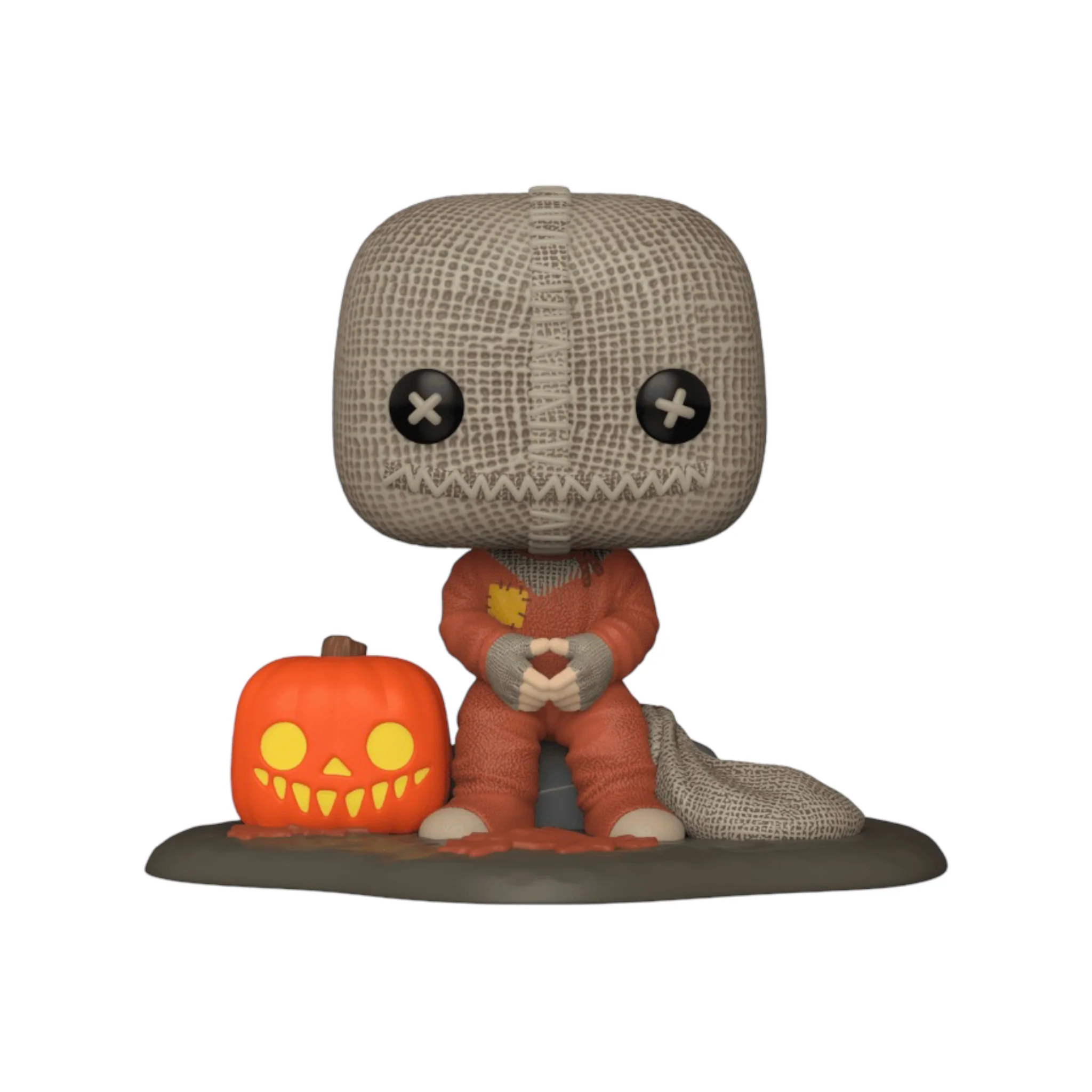 Sam with Pumpkin & Sack #1002 Deluxe Funko Pop! - Trick 'r Treat - Spirit Exclusive - Image 2