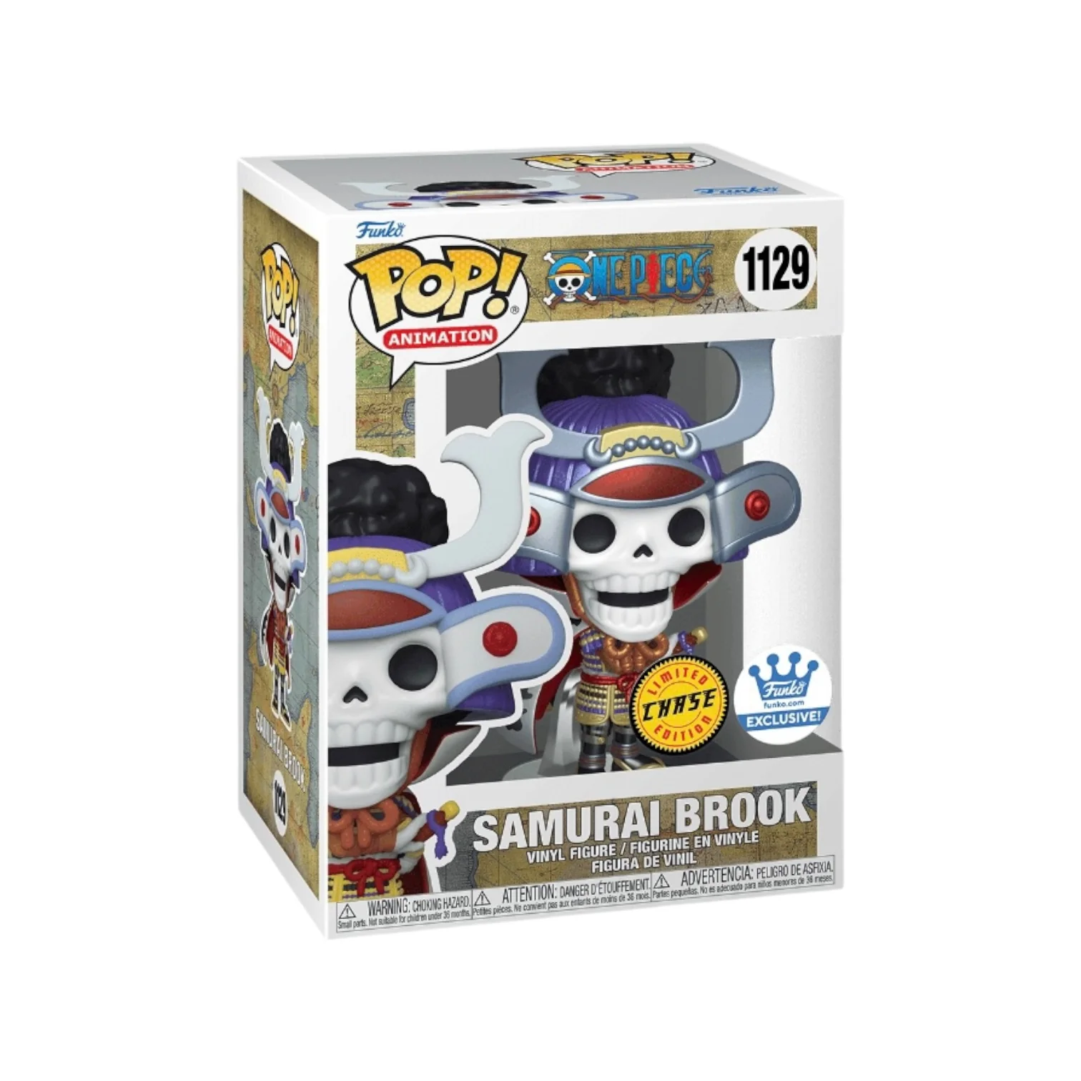 Samurai Brook #1129 (Metallic Chase) Funko Pop! - One Piece - Funko Shop Exclusive