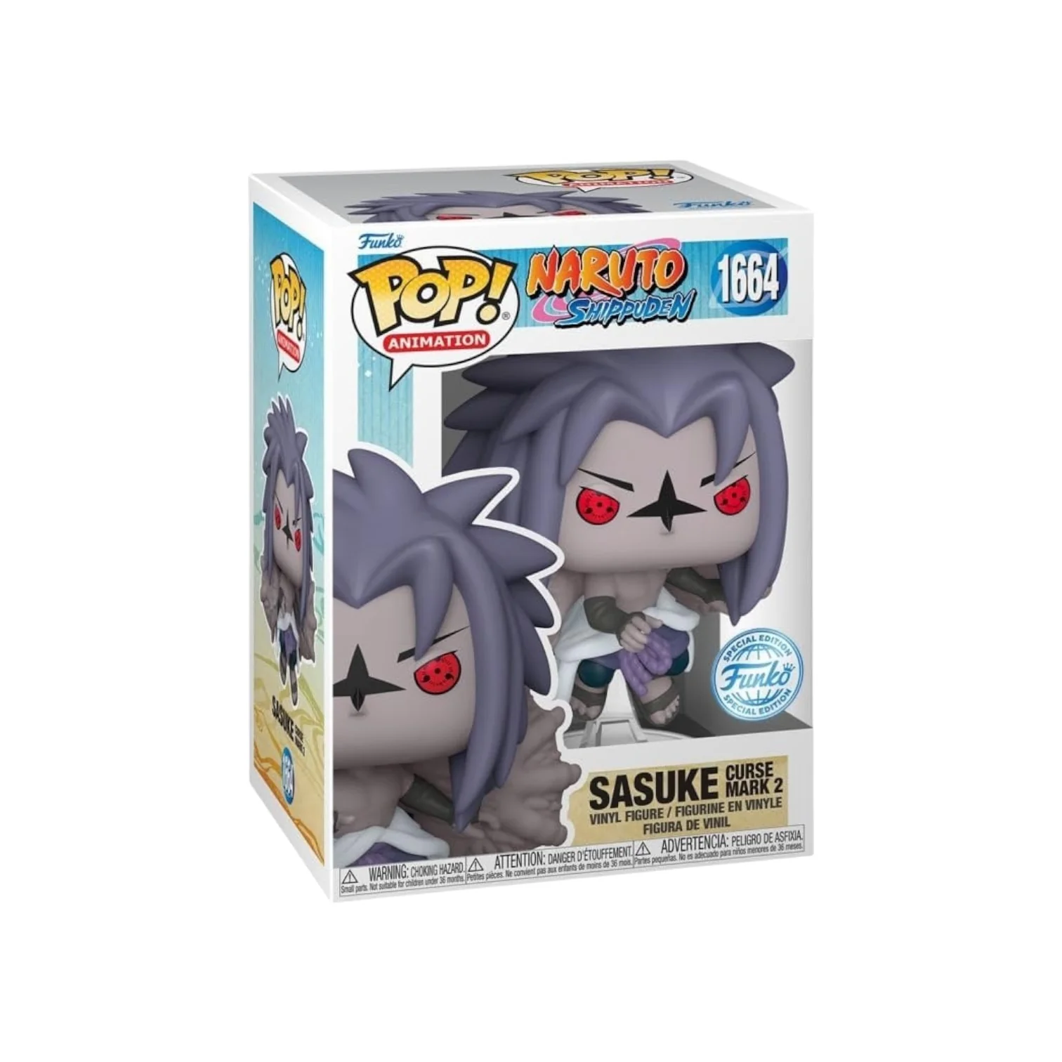 Sasuke Curse Mark 2 #1664 Funko Pop! - Naruto Shippuden - Special Edition