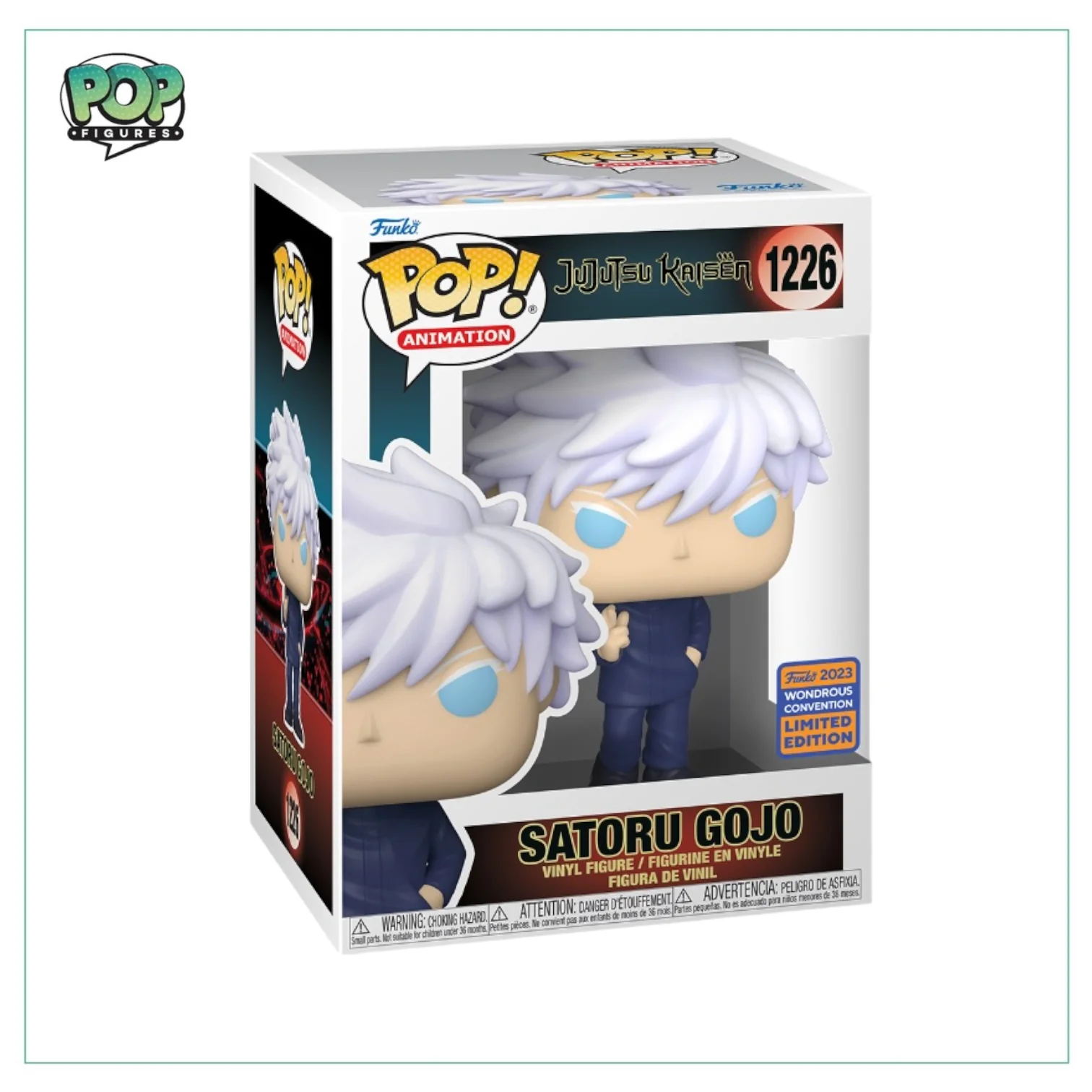 Satoru Gojo #1226 Funko Pop! - Jujutsu Kaisen - 2023 Wondrous Convention Edition