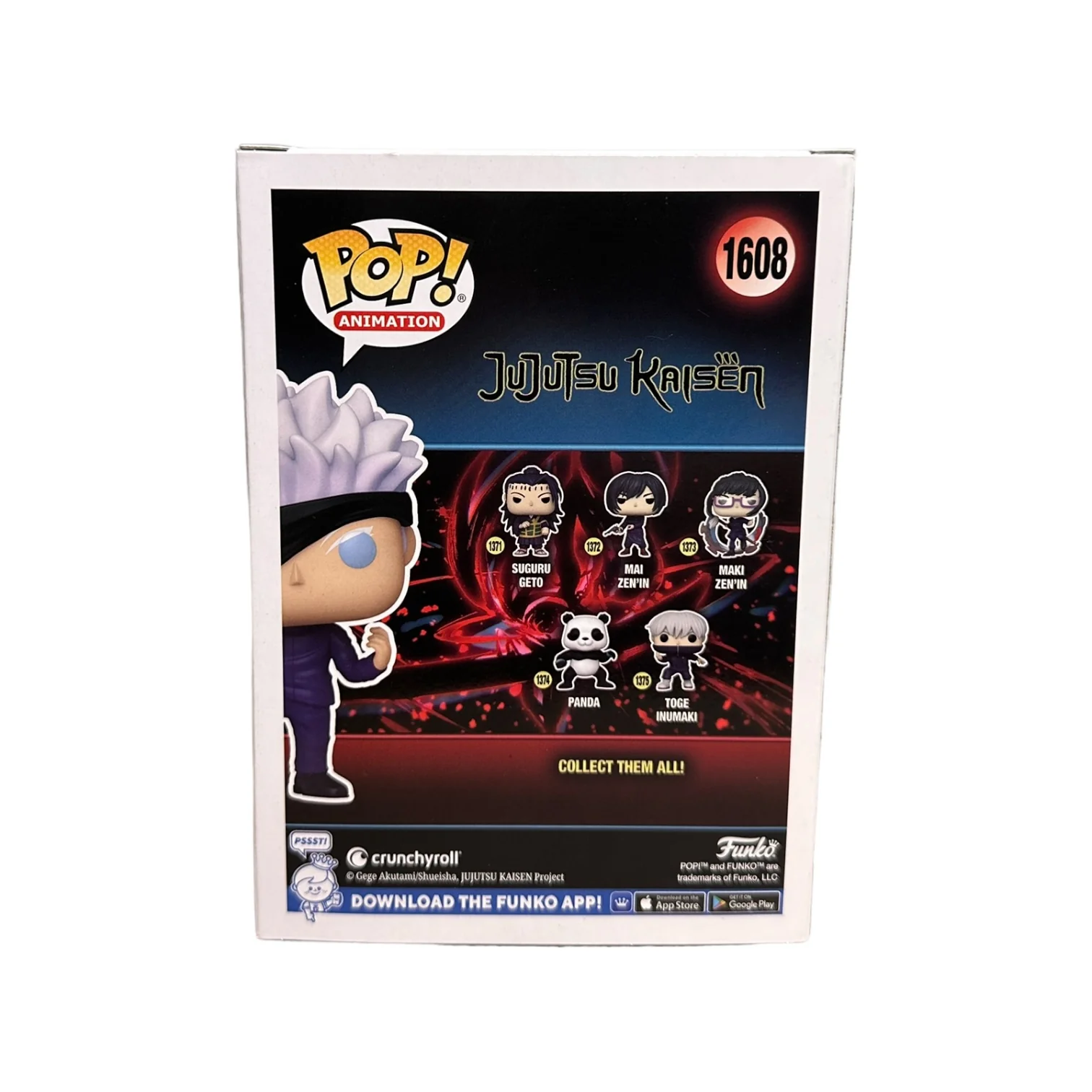Satoru Gojo #1608 Funko Pop! - Jujutsu Kaisen - SDCC 2024 Official Convention Exclusive - Condition 8.75/10 - Image 3