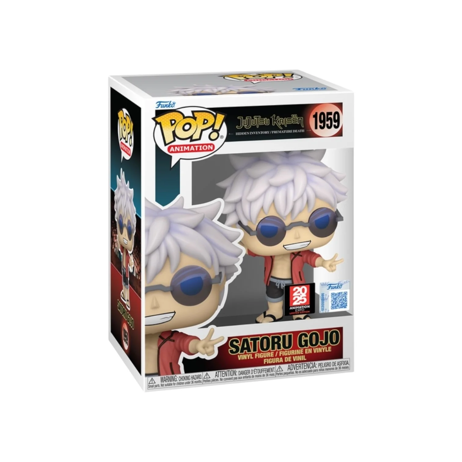 Satoru Gojo #1959 (Beach Outfit) Funko Pop! - Jujutsu Kaisen - Animation Expo 2025 Exclusive