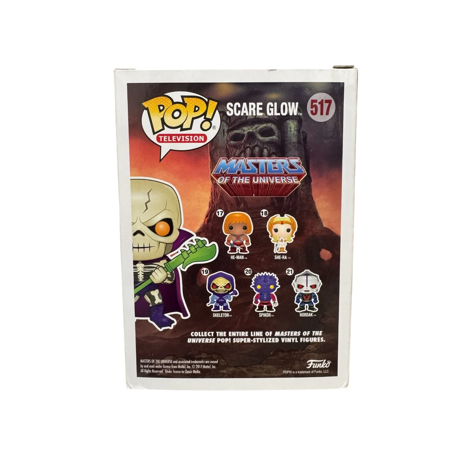 Scare Glow (GITD) #517 Funko Pop! - Masters of the Universe - 2017 SDCC Shared Exclusive - Condition 8/10 - Image 3