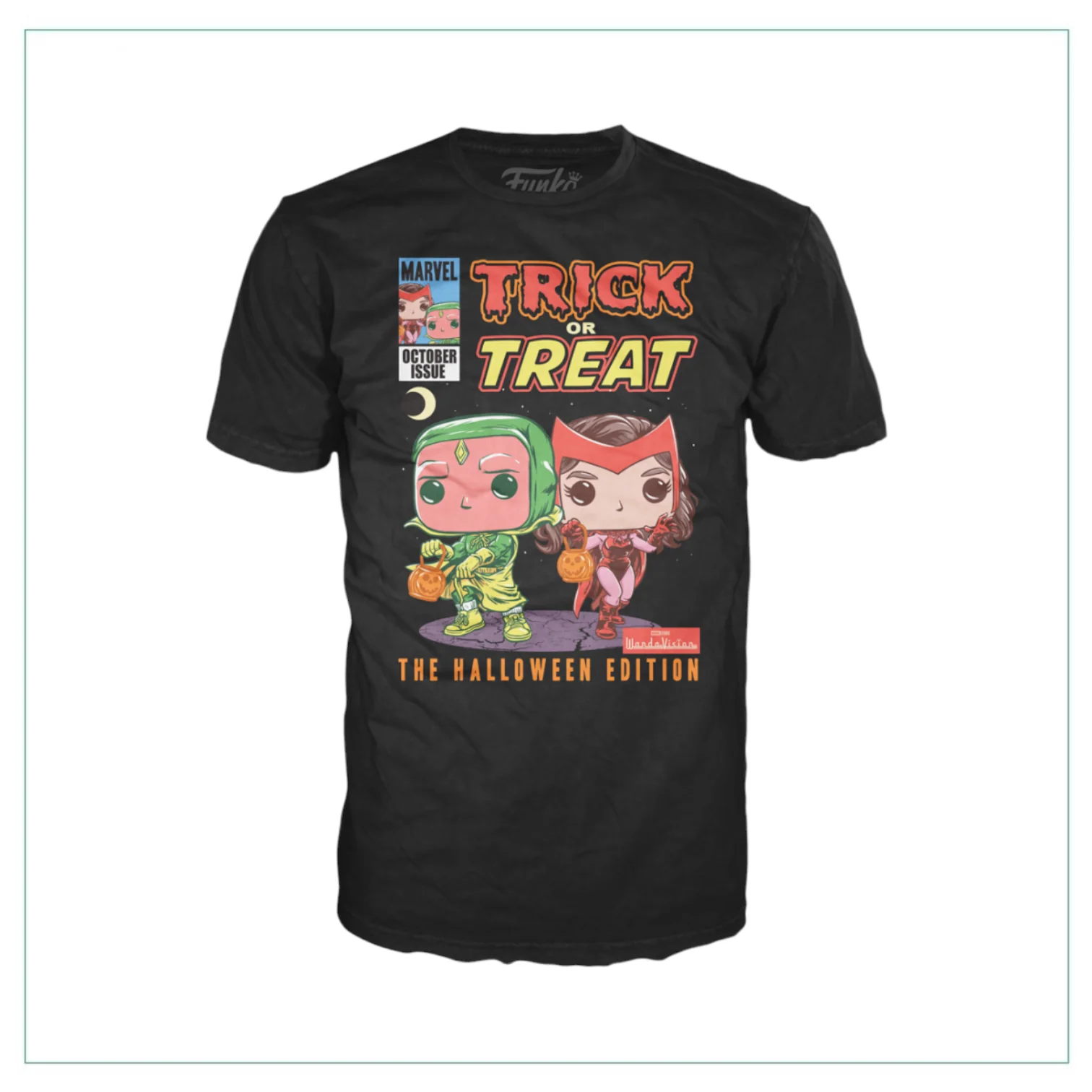 Scarlet Vision Halloween Funko Tee! Marvel