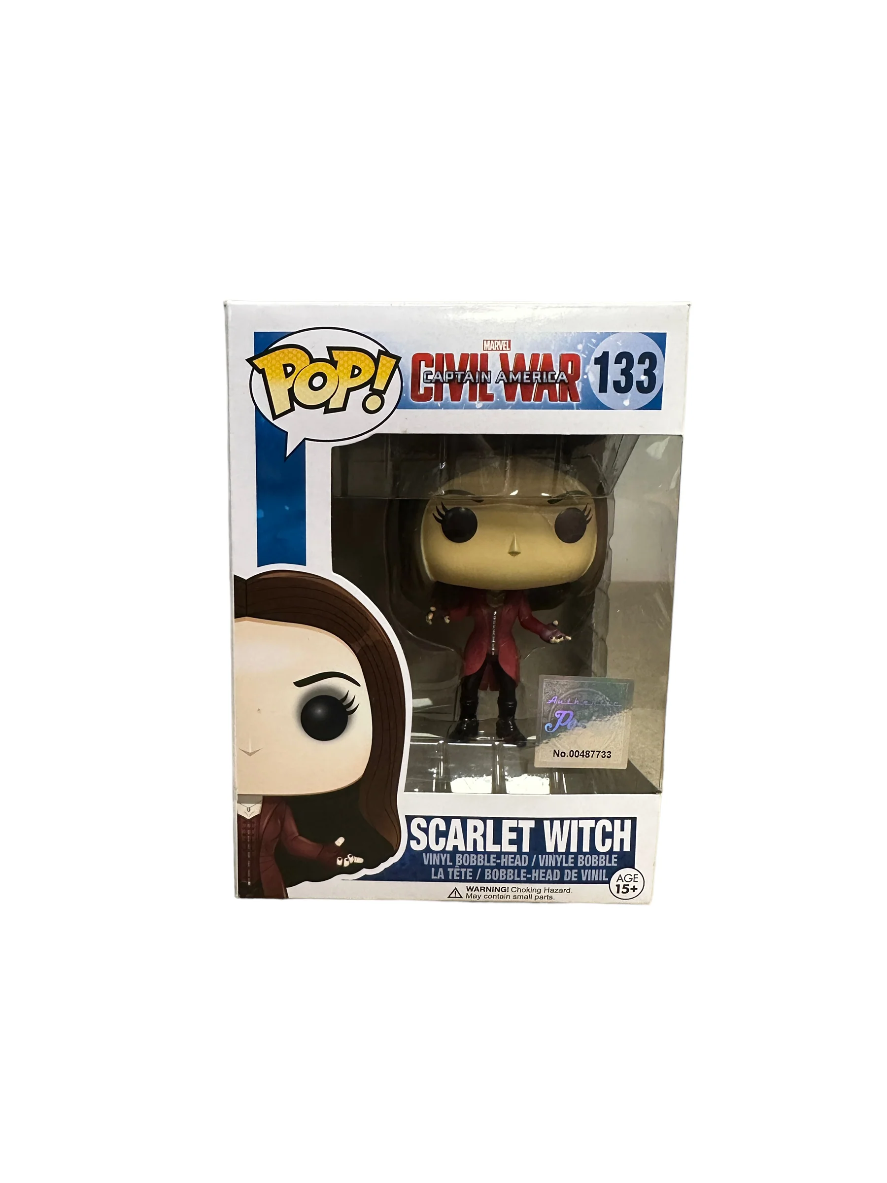 Scarlet Witch #133 Funko Pop! - Captain America Civil War - Pop Life Exclusive - Condition 8.75/10 - Image 2
