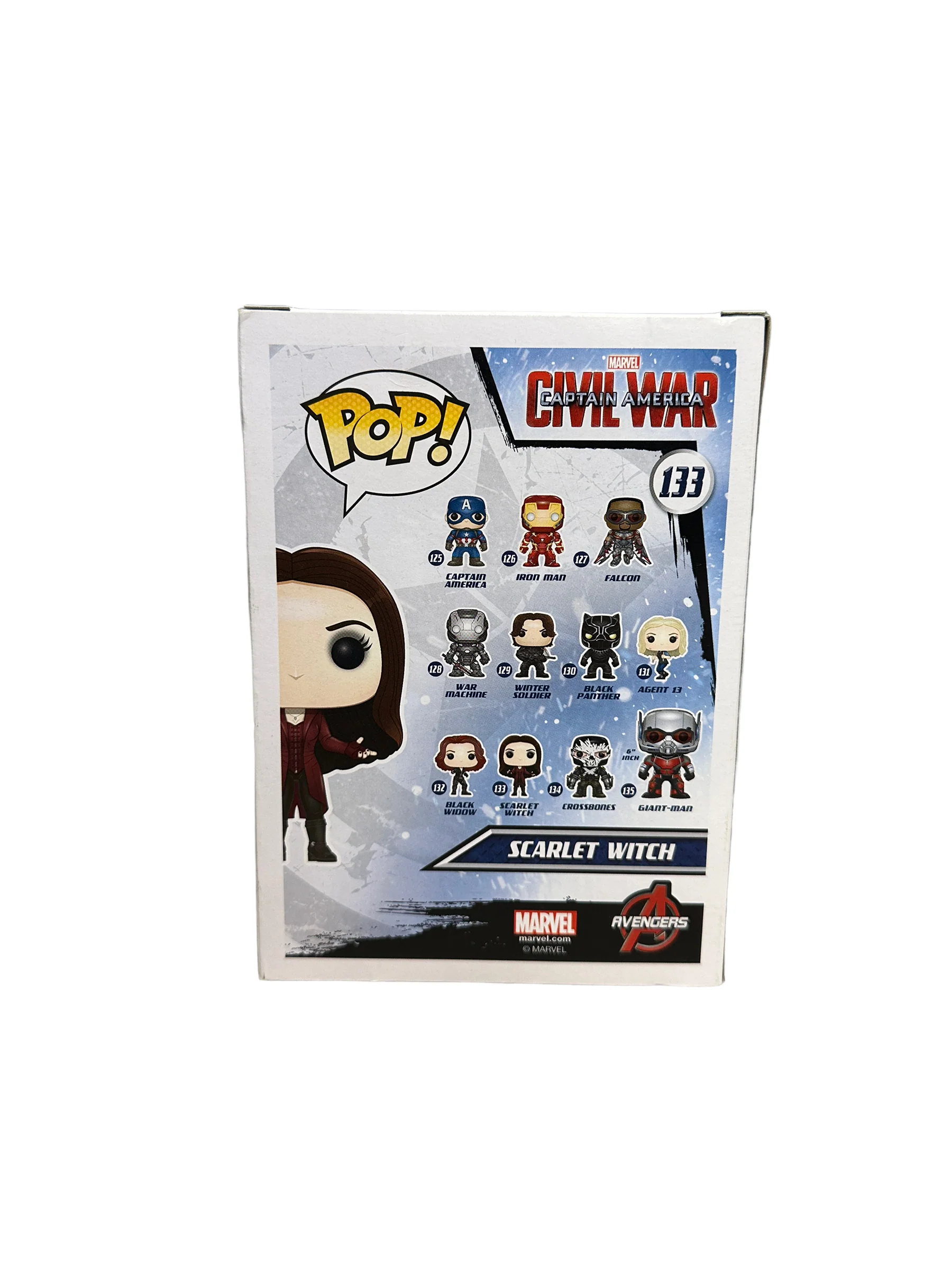 Scarlet Witch #133 Funko Pop! - Captain America Civil War - Pop Life Exclusive - Condition 8.75/10 - Image 4