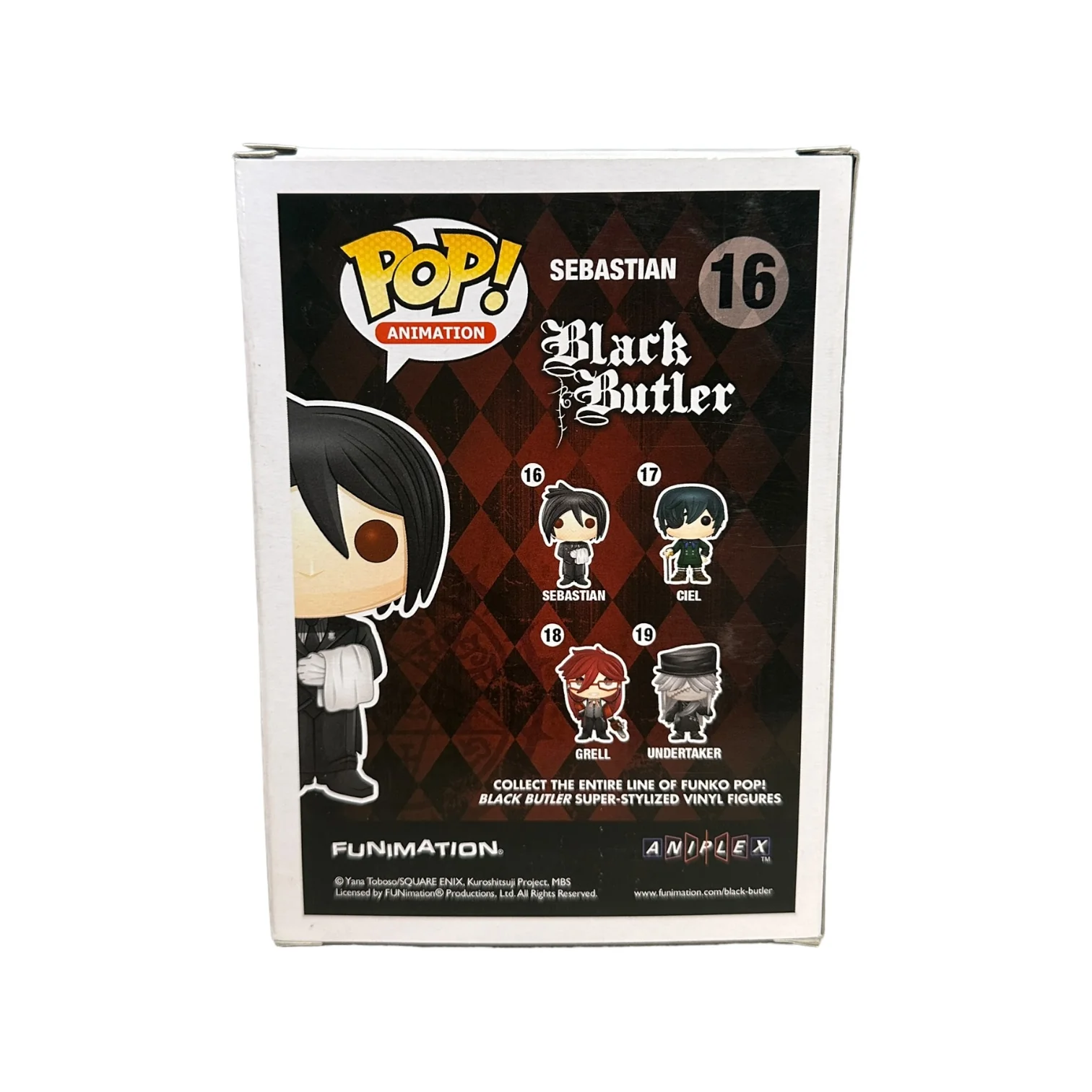 Sebastian #16 Funko Pop! - Black Butler - 2015 Pop! - Condition 7/10 - Image 3
