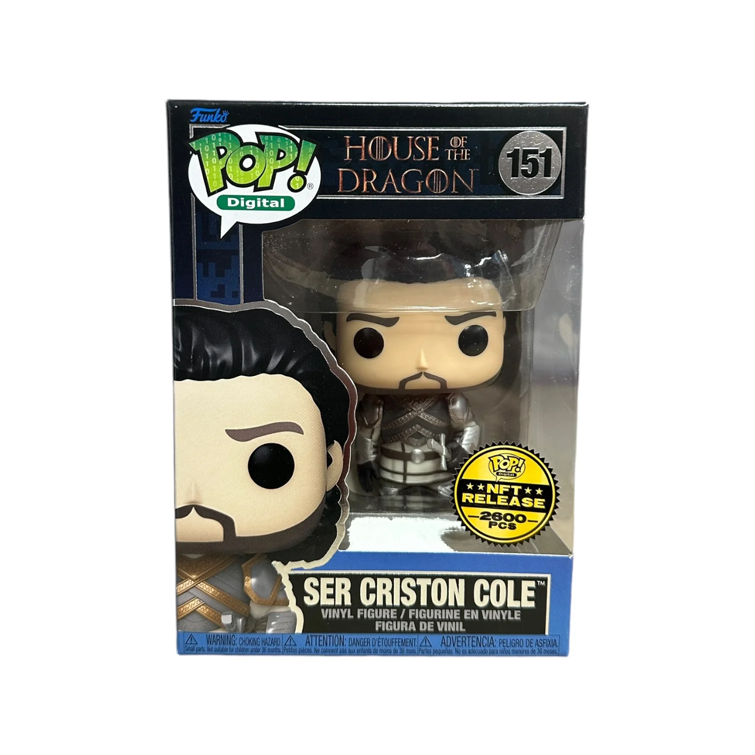Ser Criston Cole #151 Funko Pop! - House of The Dragon - NFT Release Exclusive LE2600 Pcs - Condition 9/10