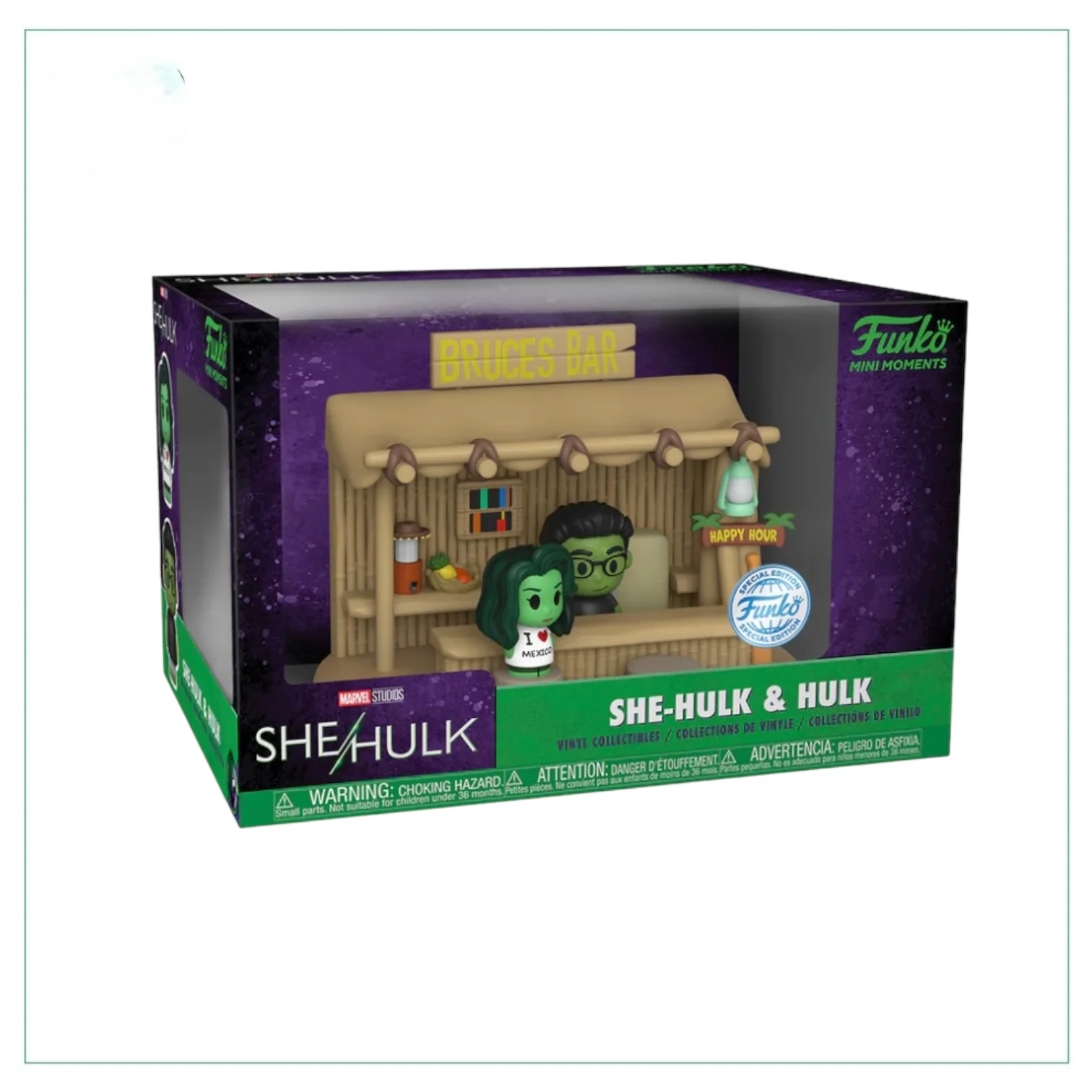 She Hulk & Hulk Mini Moment Funko Pop! - She Hulk - Special Edition