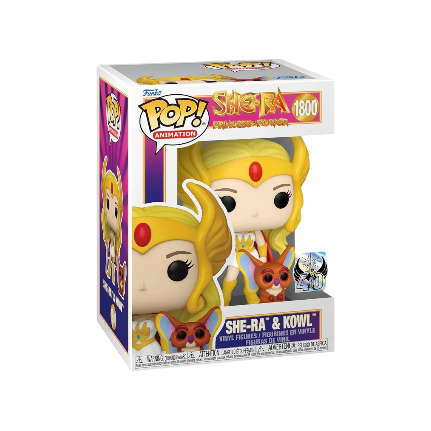 She-Ra & Kowl #1800 Funko Pop -She Ra:Princess of Power