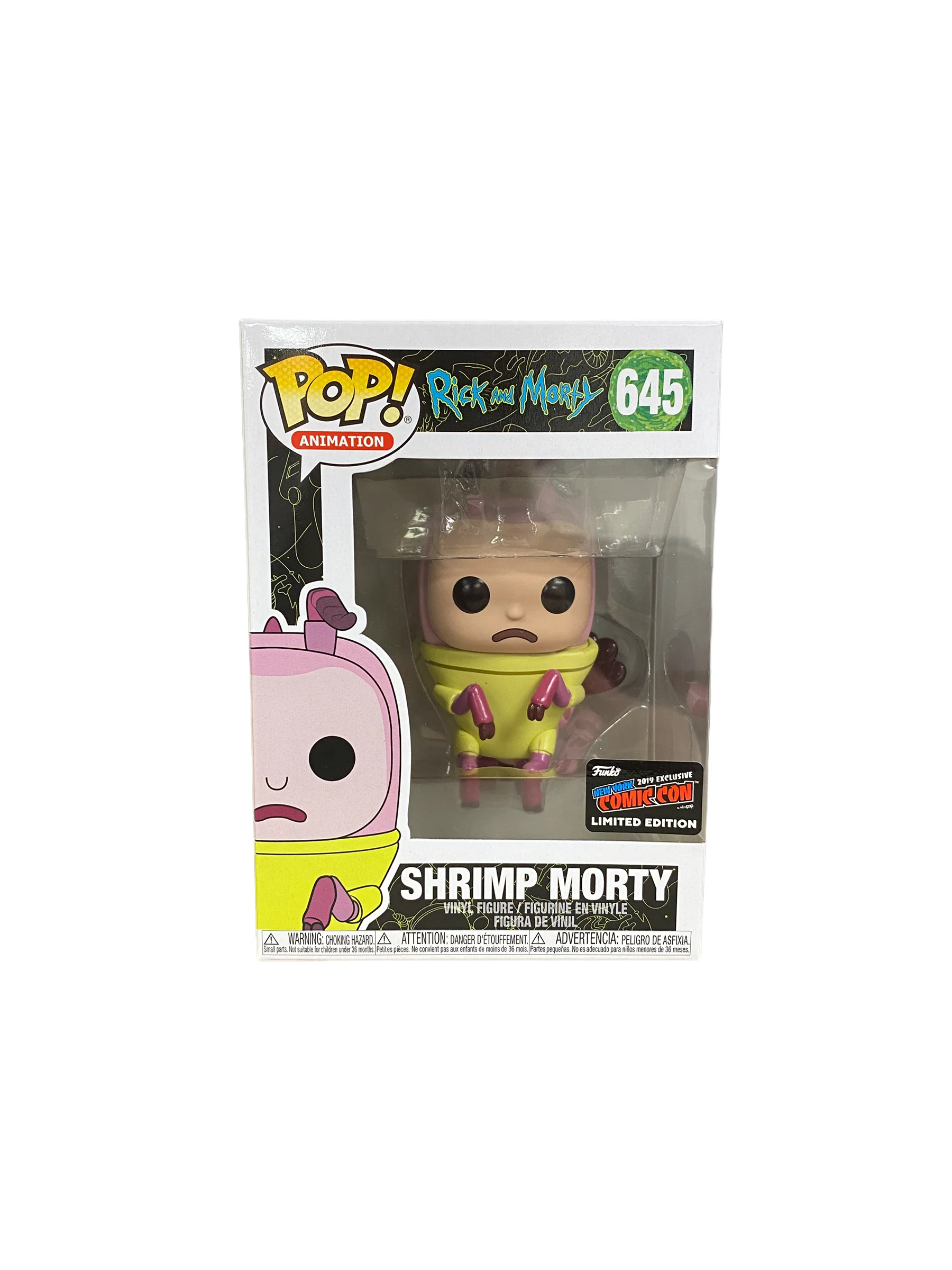 Shrimp Morty #645 Funko Pop! - Rick And Morty - NYCC 2019 Official Convention Exclusive - Condition 9.5+/10 - Image 2