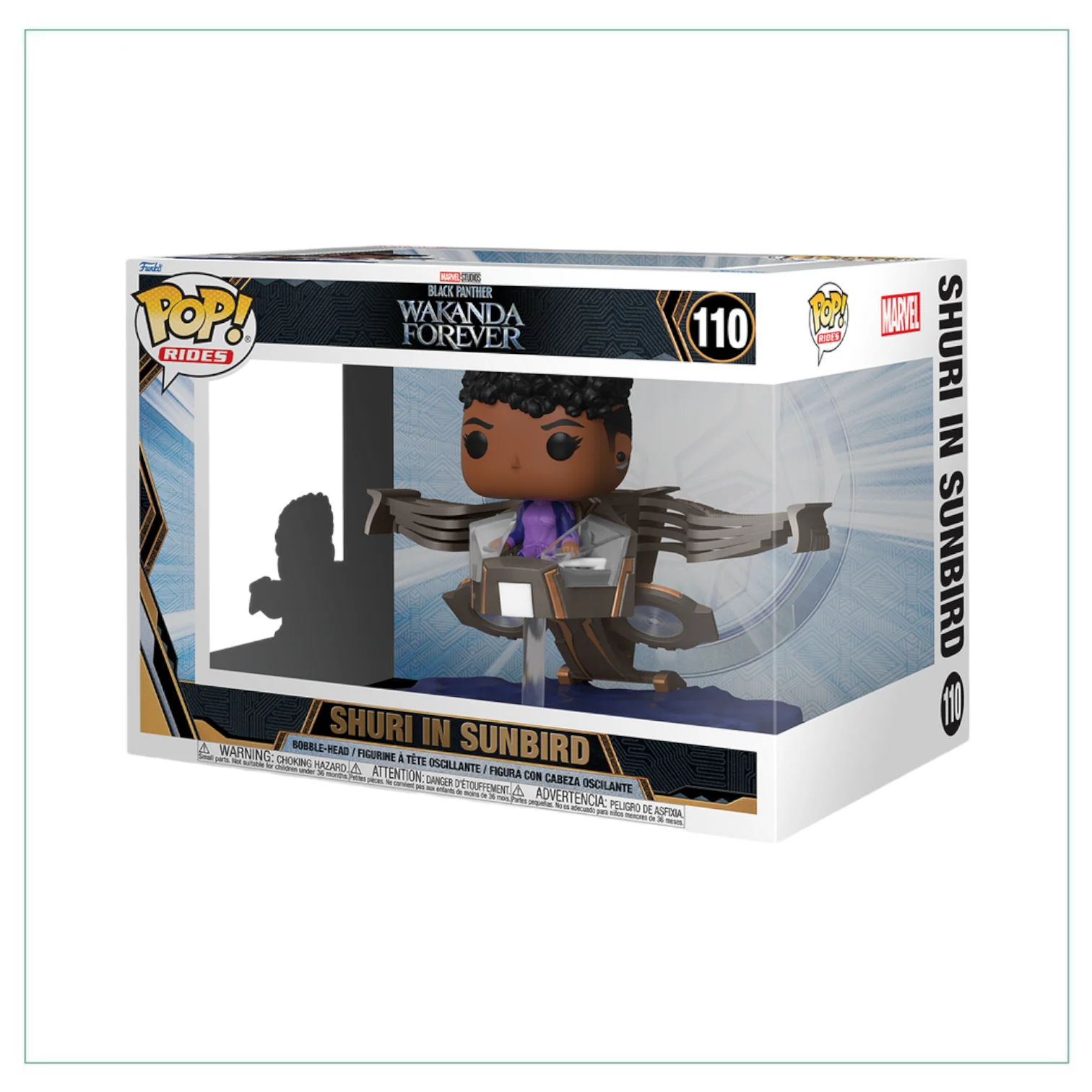 Shuri in Sunbird #110 Funko Pop! Rides Wakanda Forever