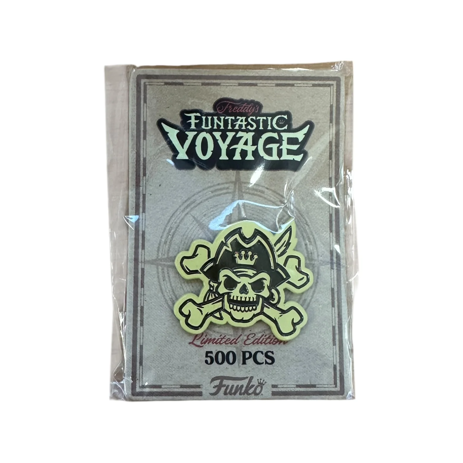 Skull & Crossbones Pirate Funko Enamel Pin! - Freddy's Funtastic Voyage 2024 Exclusive LE500 Pcs