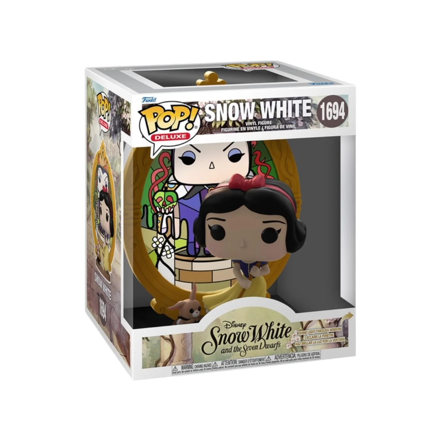 Snow White (Evil Queen Stained Glass)#1694 Funko Deluxe Pop - Snow White and the Seven Dwarfs