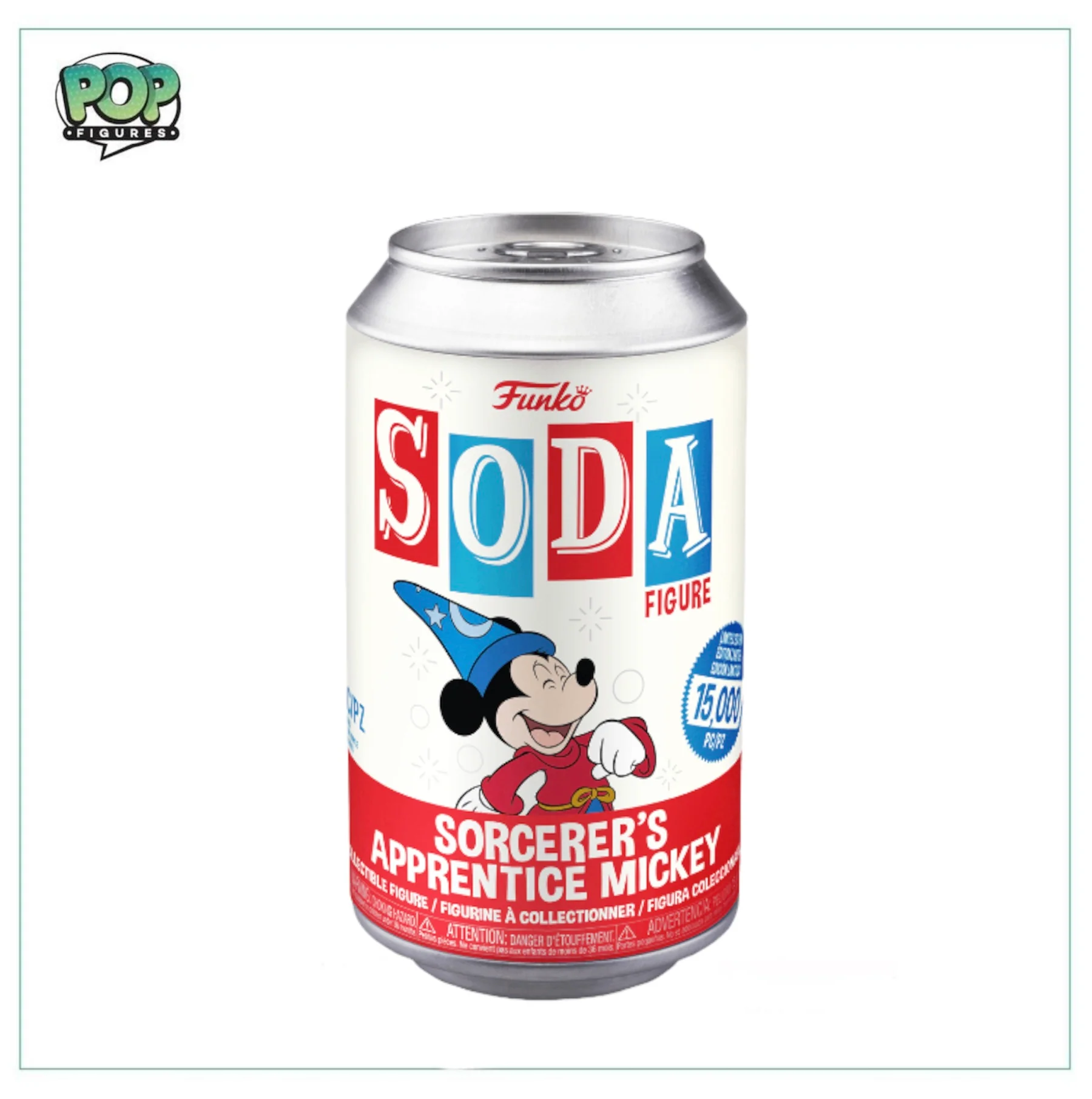 Sorcerer's Apprentice Mickey Funko Soda Vinyl Figure! - Disney Fantasia - LE15000 Pcs - Chance Of Chance