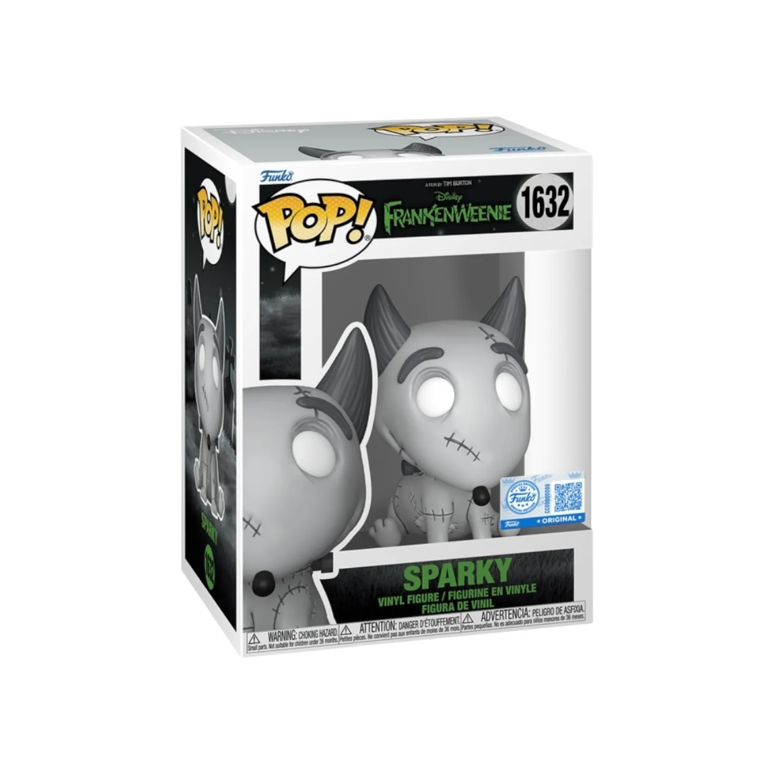 Sparky #1632 Funko Pop! - Frankenweenie - Funko Exclusive