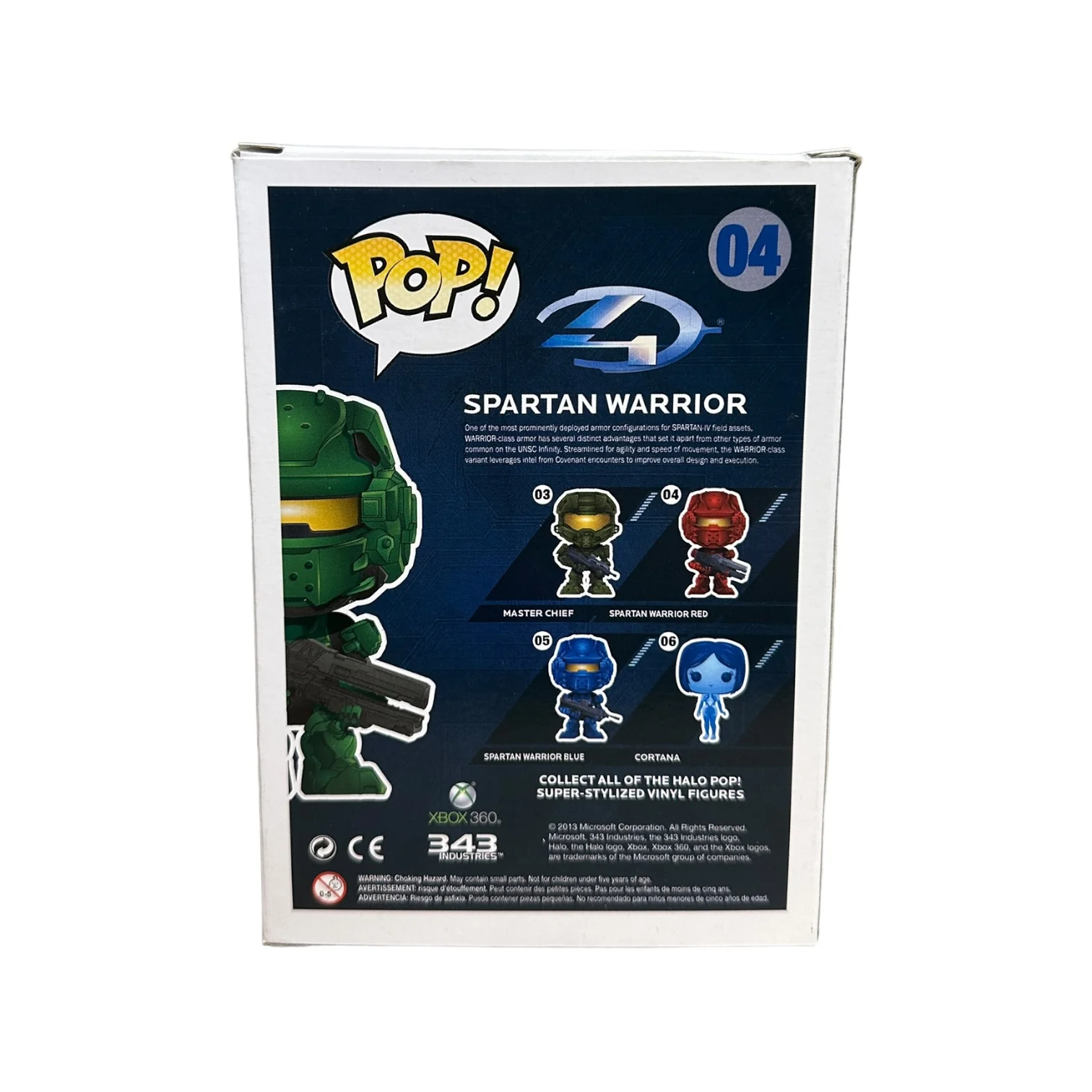 Spartan Warrior #04 (Green) Funko Pop! - Halo 4 - SDCC 2013 Exclusive LE480 Pcs - Condition 7/10 - Image 3