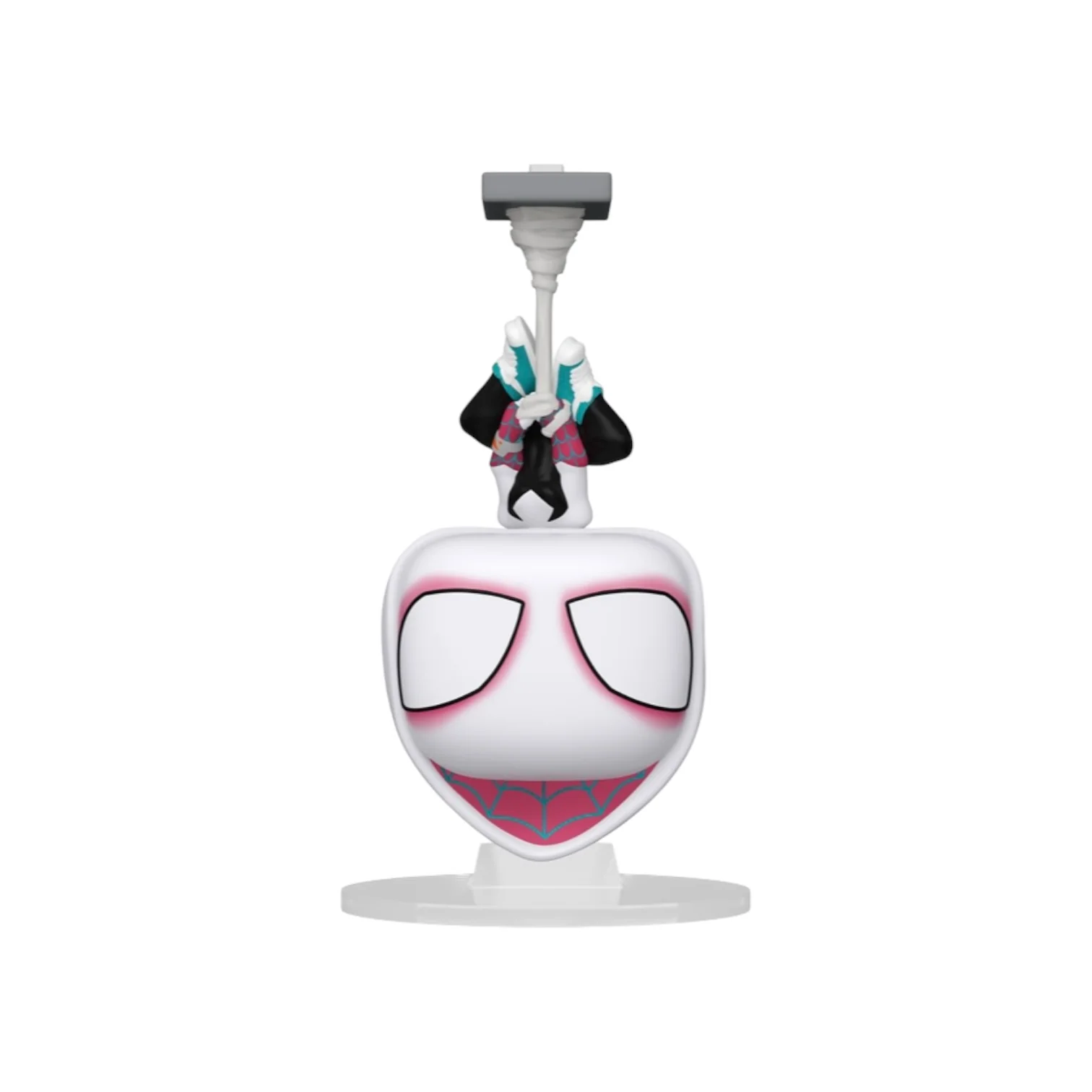 Spider-Gwen #1479 (Upside Down) Funko Pop! - Spider-Man: Across The Spider-Verse - Entertainment Earth Exclusive - Image 2