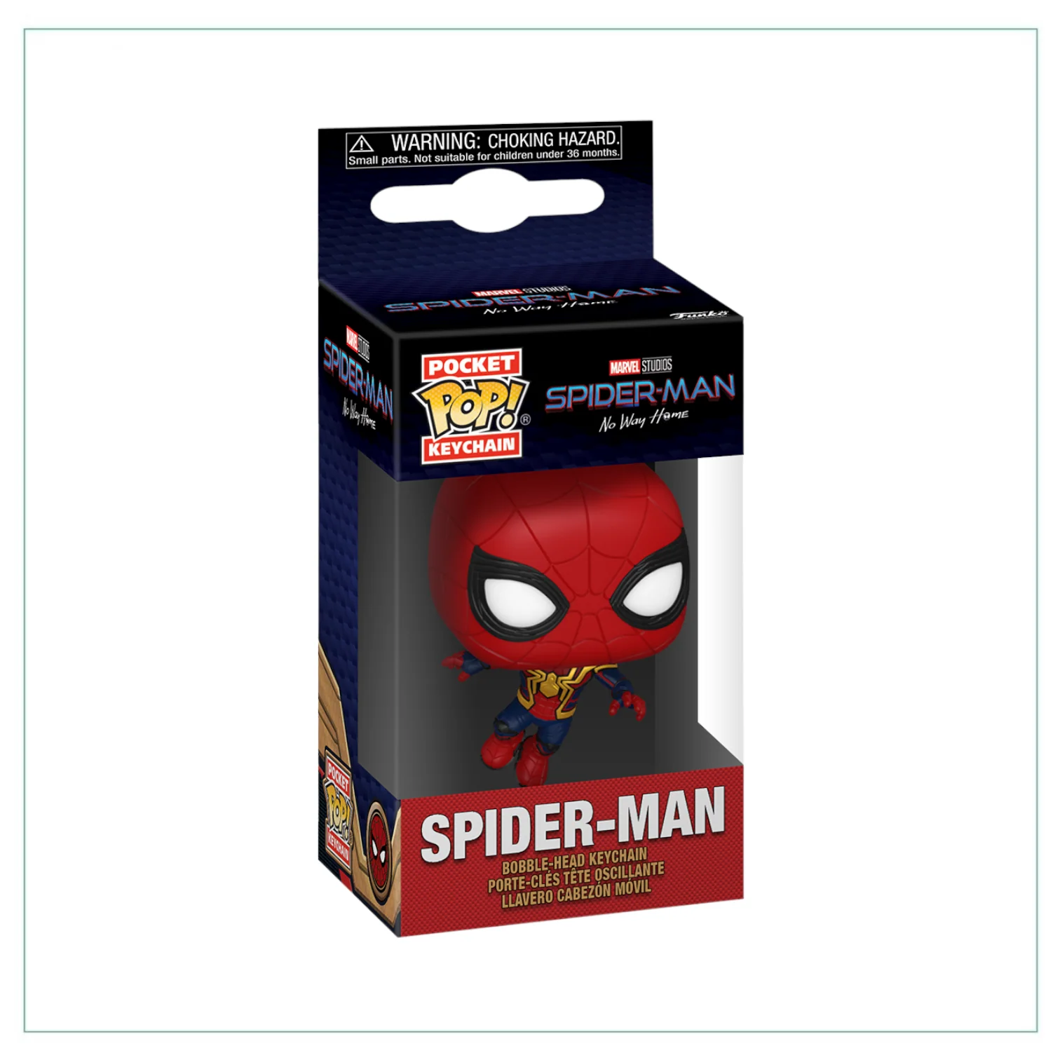Spider-Man Funko Pocket Pop! Keychain  - Spider-Man No Way Home