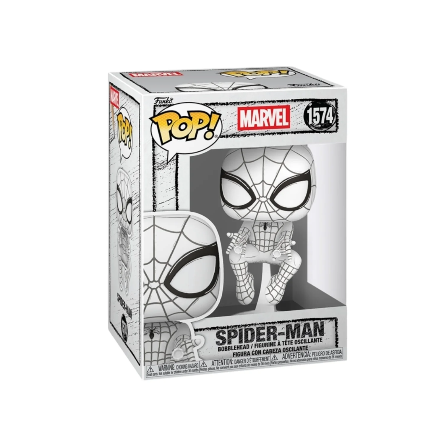 Spider-Man (Sketched Deco) #1574 Funko Pop! - Marvel