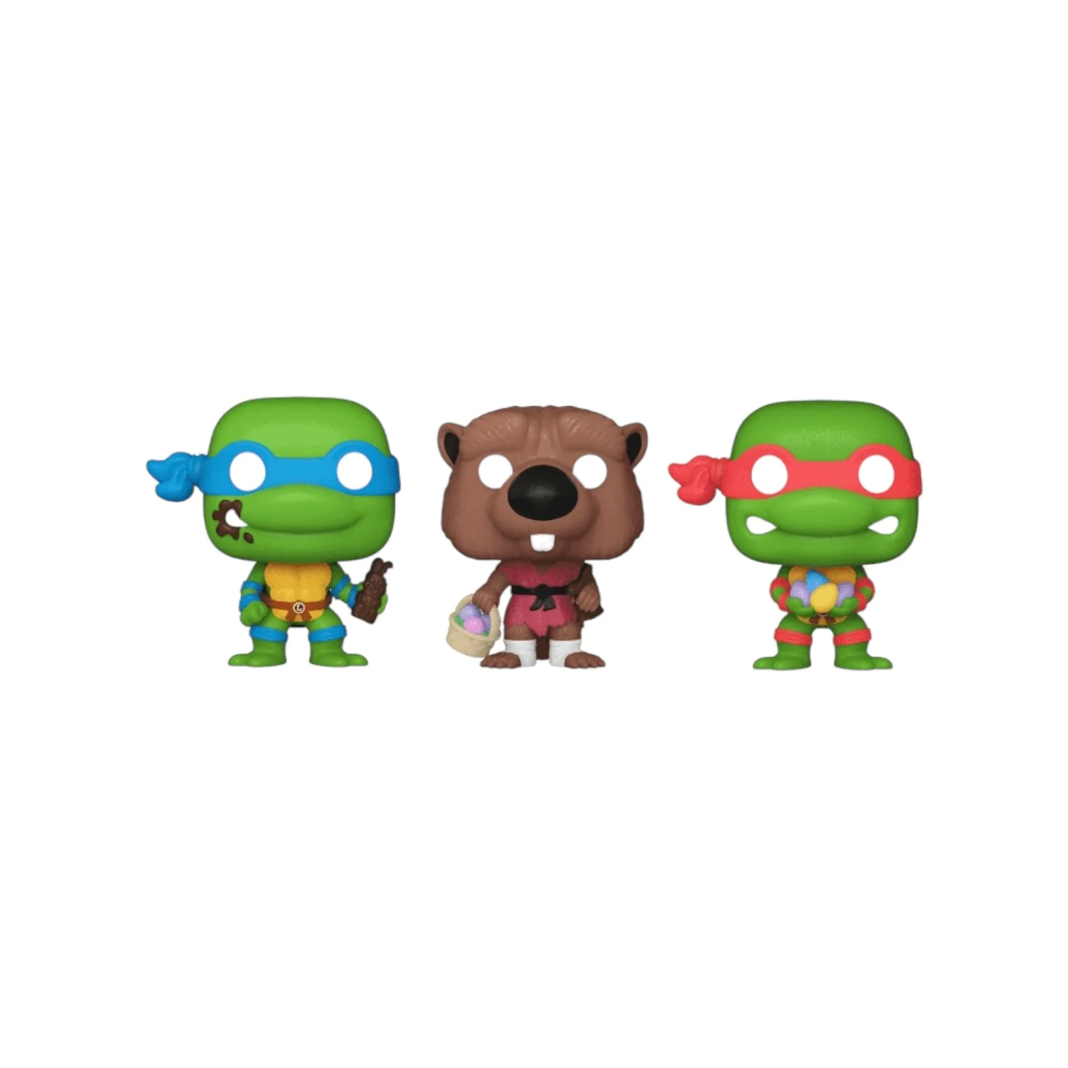Splinter, Raphael and Leonardo Funko Carrot Pocket Pop! - Teenage Mutant Ninja Turtles - Image 2
