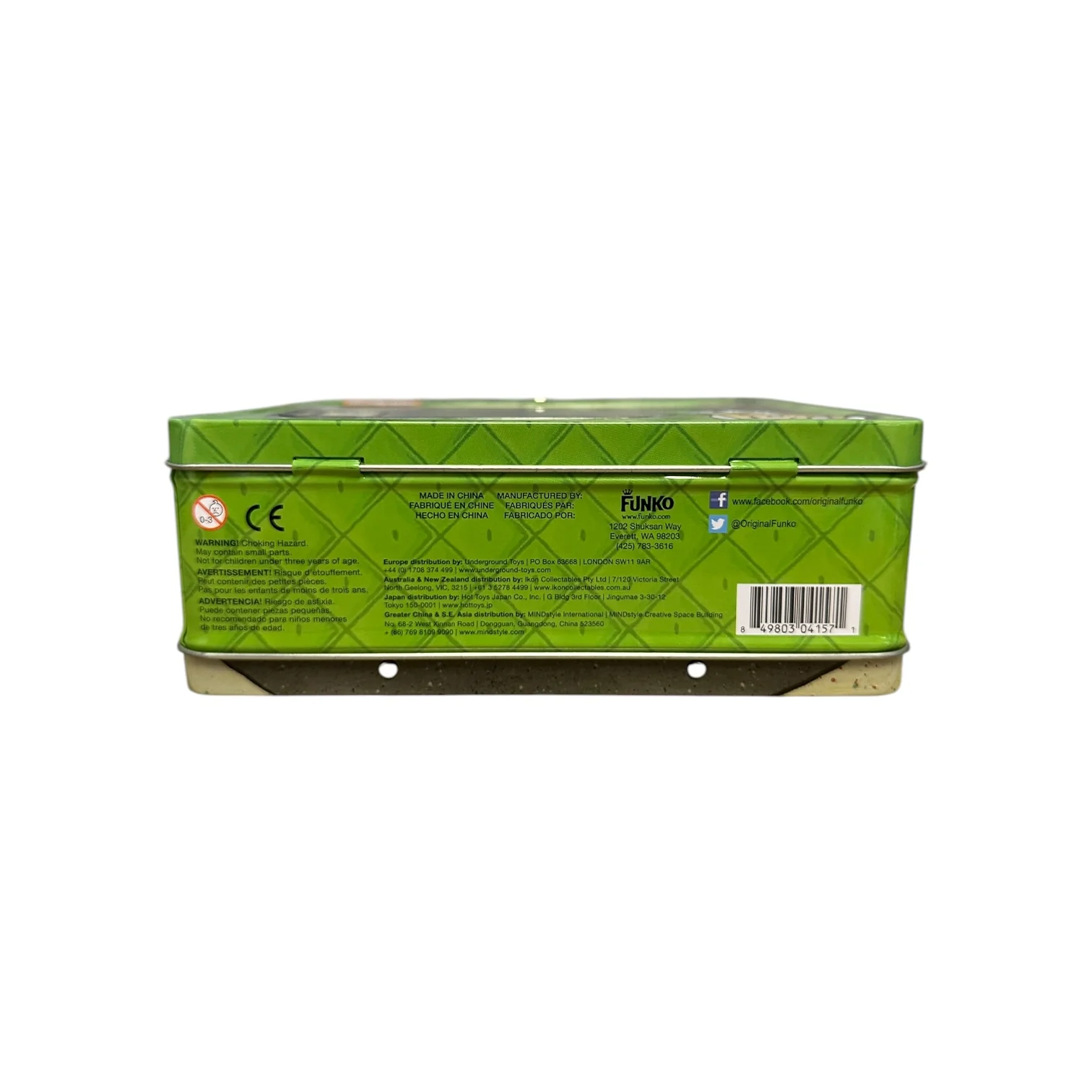 SpongeBob Leonardo and Plankton Shredder #01 Funko Pop Lunchbox Tin! - SpongeBob SquarePants x Teenage Mutant Ninja Turtles - SDCC 2014 Exclusive LE1000 Pcs - Condition 8.5/10 - Image 5