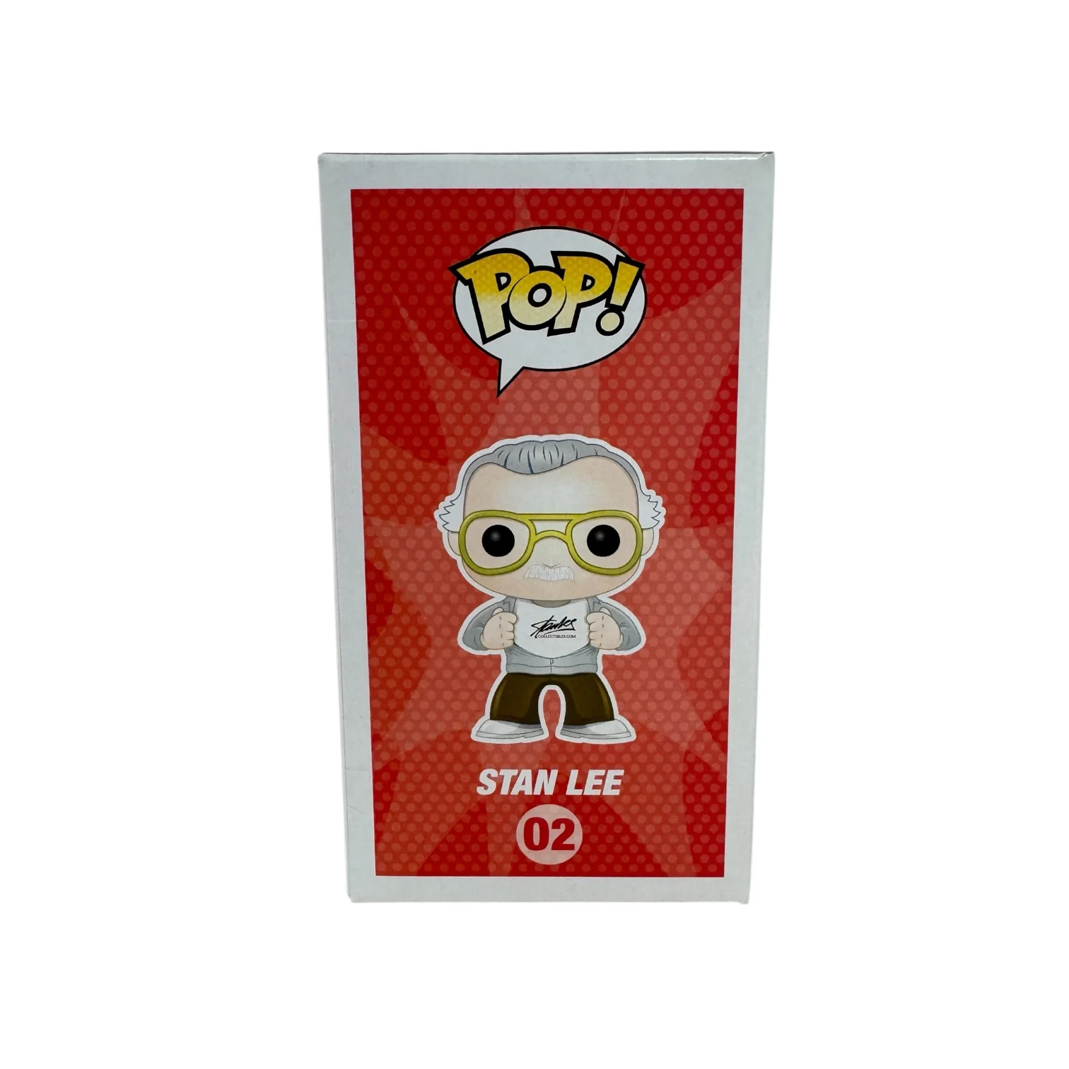 Stan Lee #02 Funko Pop! (Red Shoes) - Stan Lee Collectibles Convention Exclusive - Fan Expo 2014 Canada - Condition 8.75/10 - Image 2