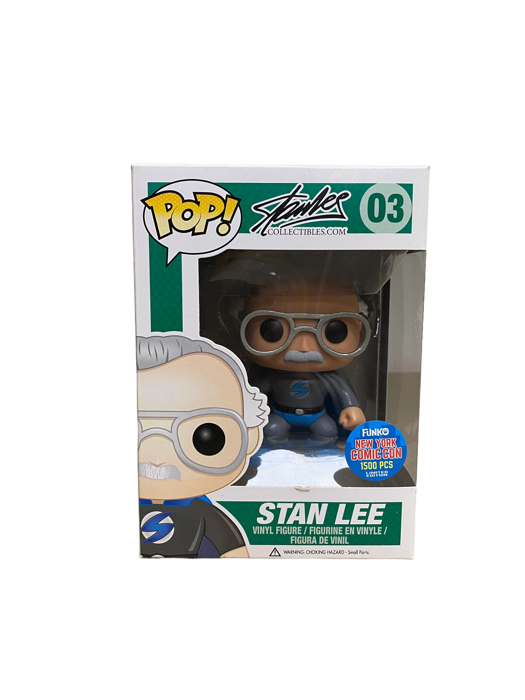 Stan Lee #03 (Superhero) Funko Pop! - Stan Lee Collectibles - NYCC 2015 Exclusive LE1500 Pcs - Condition 8.75/10 - Image 2