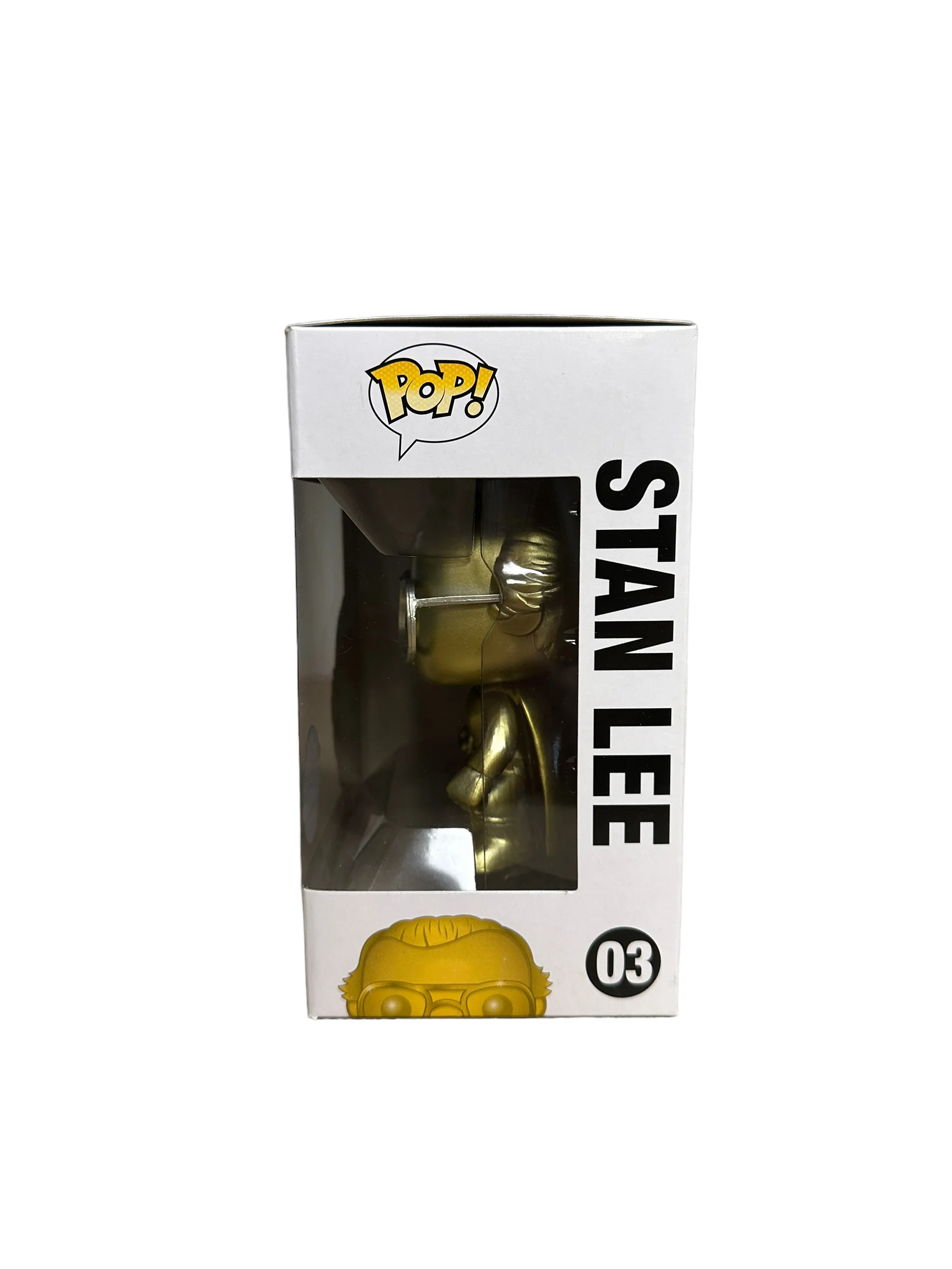 Stan Lee #03 (Superhero Gold) Funko Pop! - Stanleecollectibles.com Exclusive - Condition 7.5/10 - Image 3