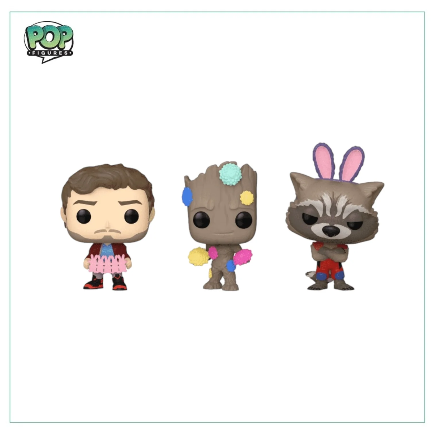 Star Lord, Groot, Rocket Funko Carrot Pocket Pop - Marvel - Image 2
