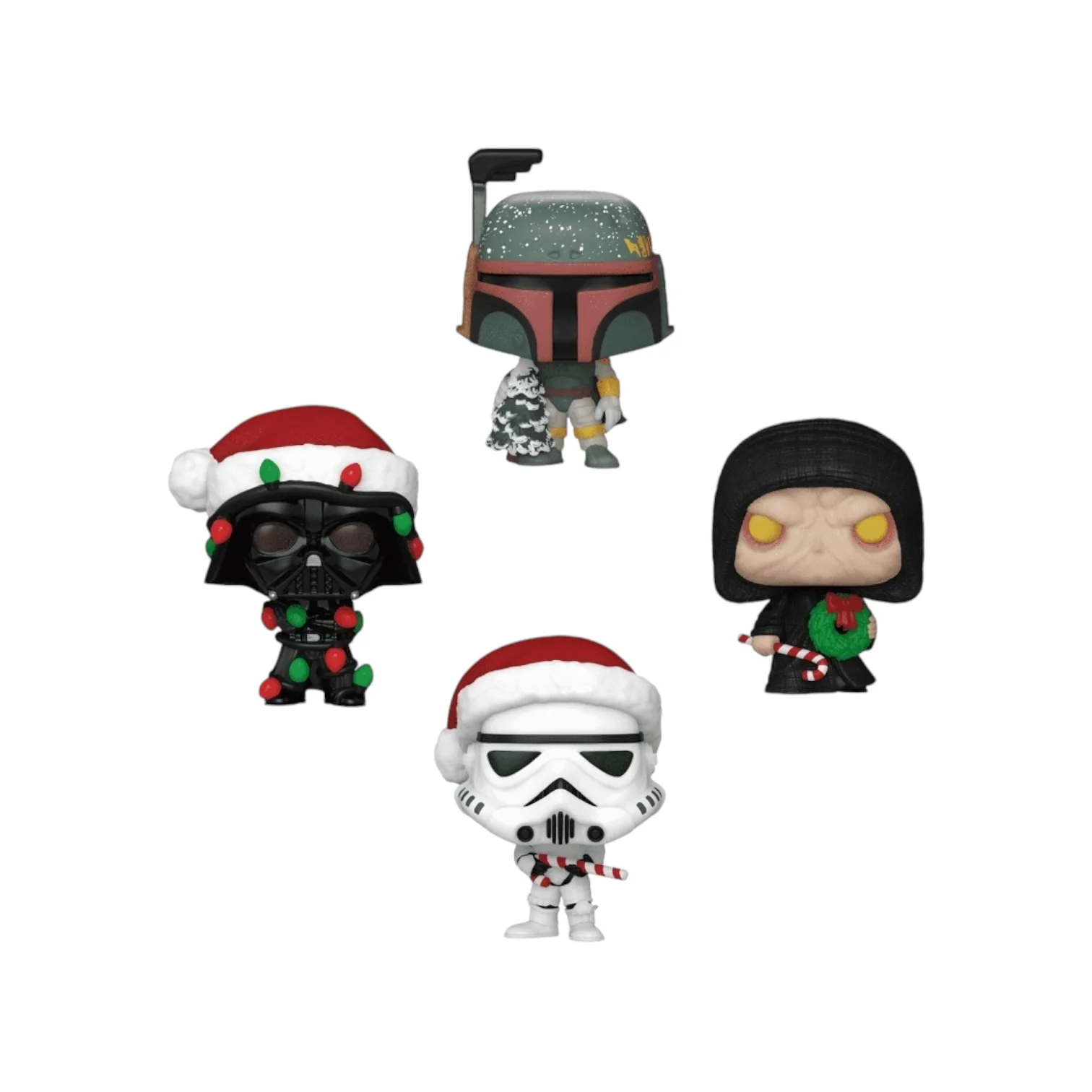 Star Wars 4 Pack Funko Pocket Pop - Happy Holidays - Image 2