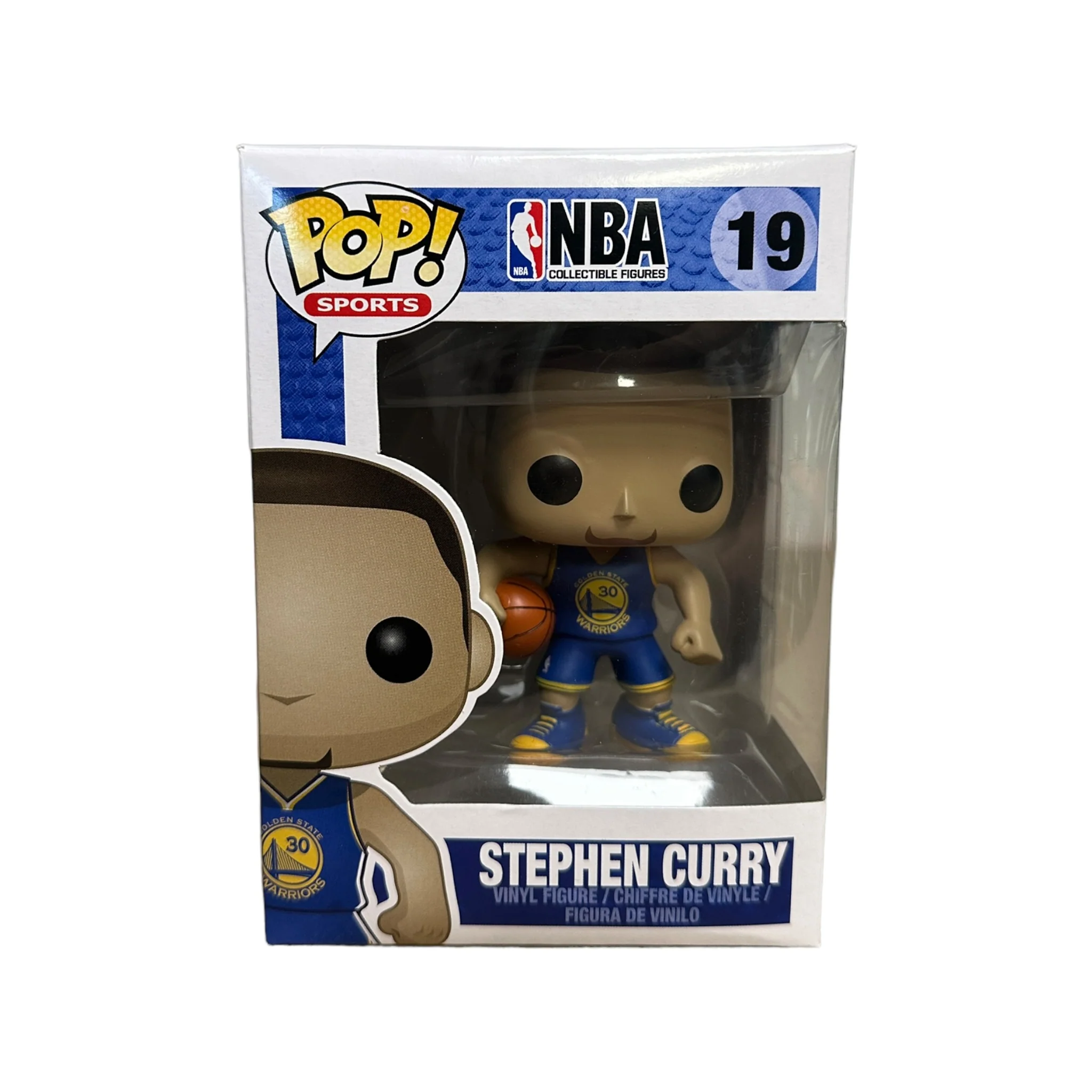 Stephen Curry #19 (Blue Jersey) Funko Pop! - NBA - 2015 Pop! - Condition 8.75/10