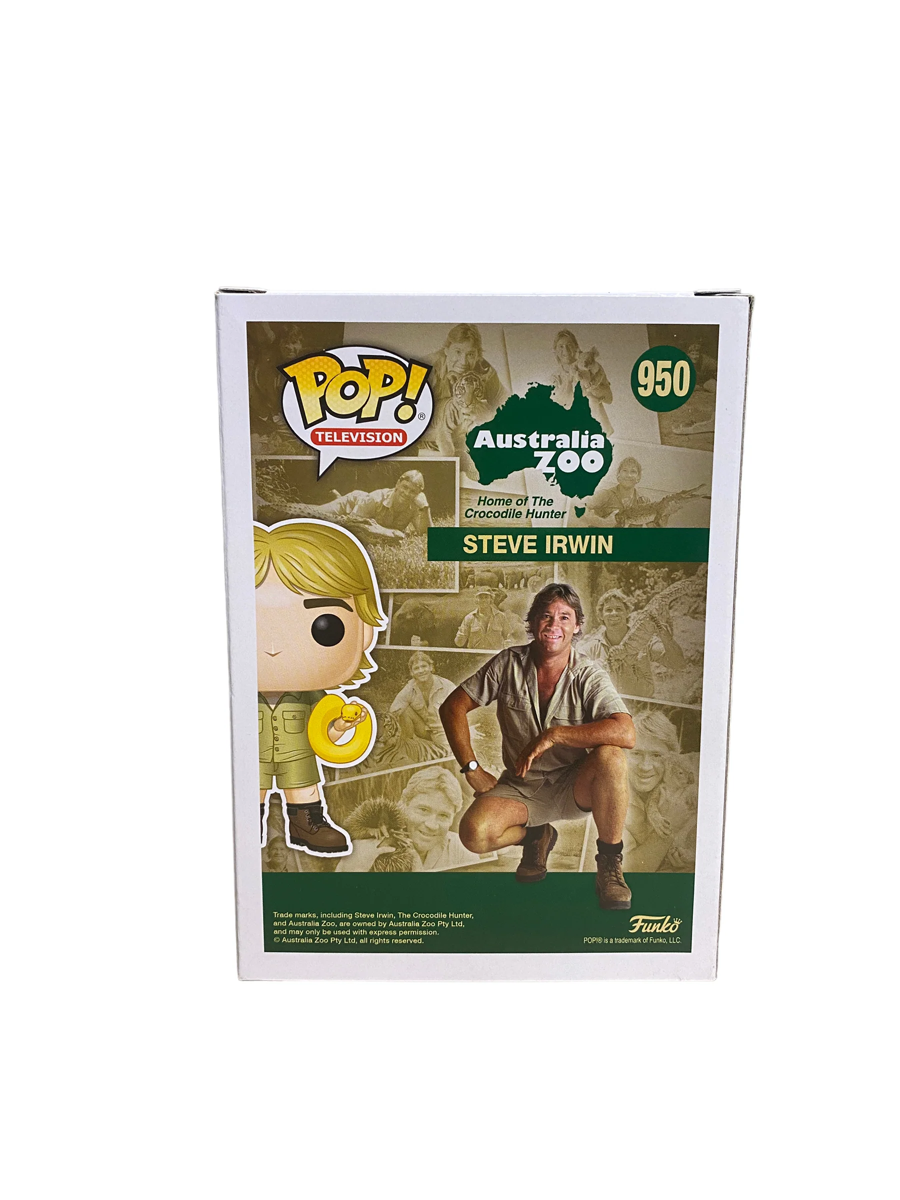 Steve Irwin #950 (w/ Snake) Funko Pop! - Australia Zoo - Australia Zoo Exclusive - Condition 9.5/10 - Image 4
