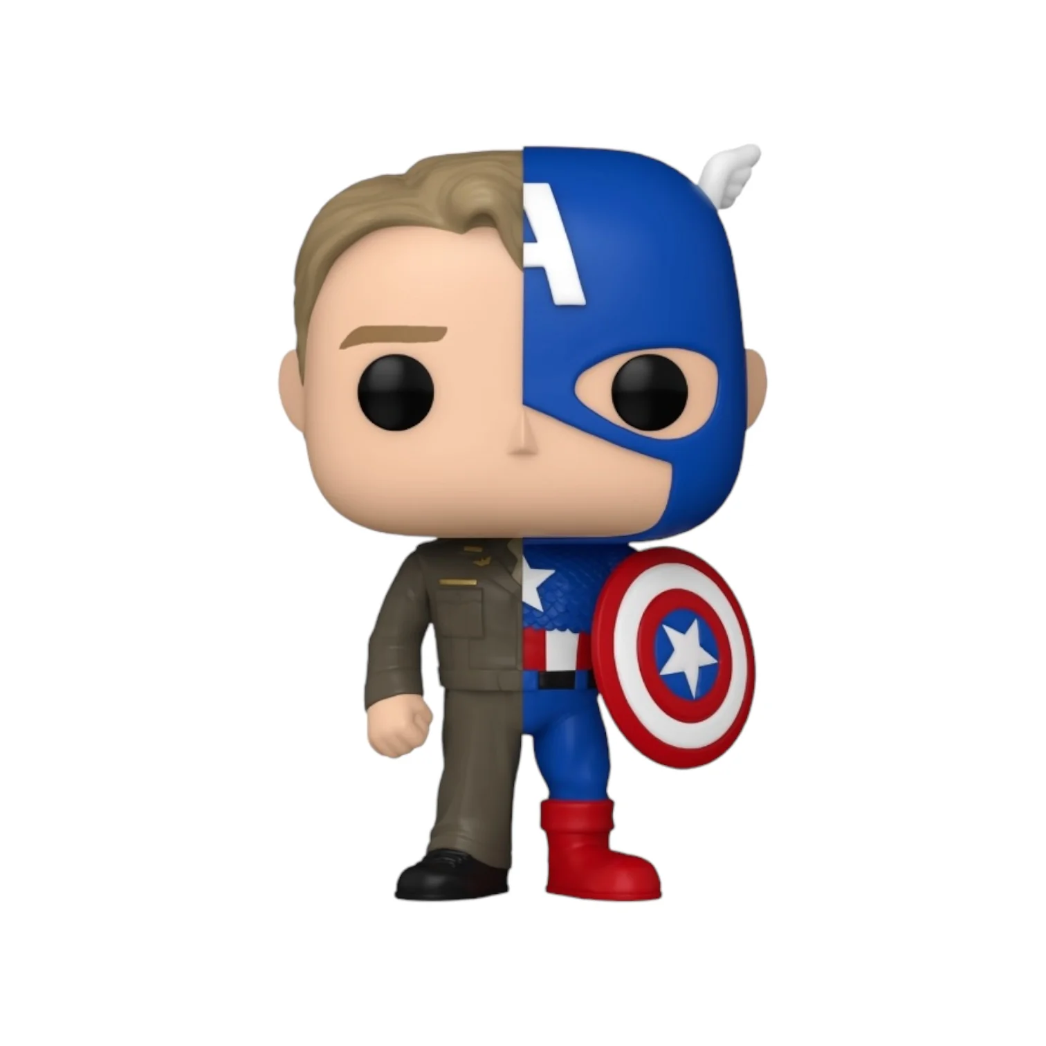 Steve Rogers / Captain America #1431 Funko Pop!  - Marvel Split Character - Image 2