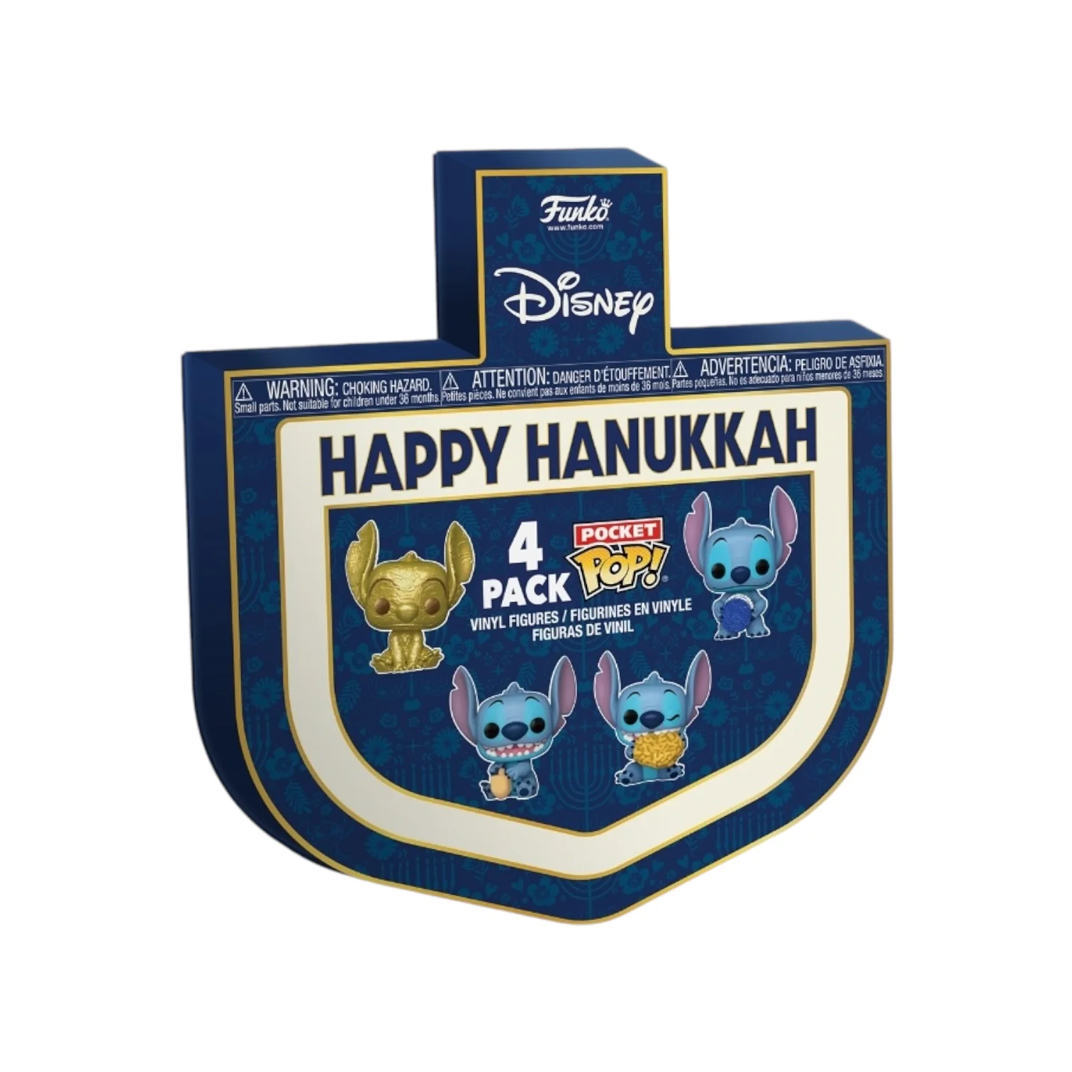 Stitch 4 pack Funko Pocket Pop! - Happy Hanukkah