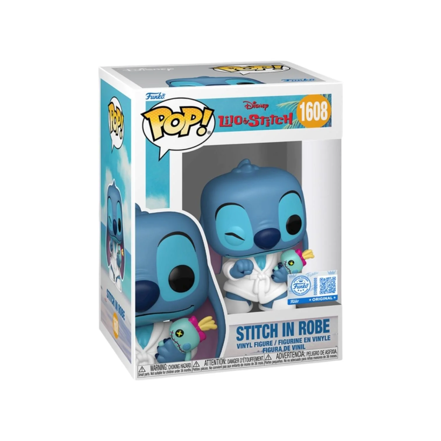Stitch in Robe #1608 Funko Pop - Lilo & Stitch - Disney