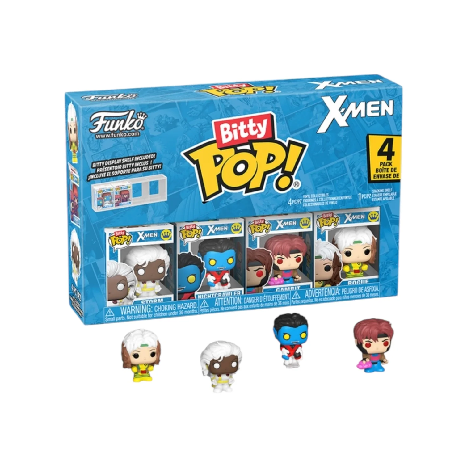 Storm Funko 4 Pack Bitty Pop - X-Men - Chance of Chase