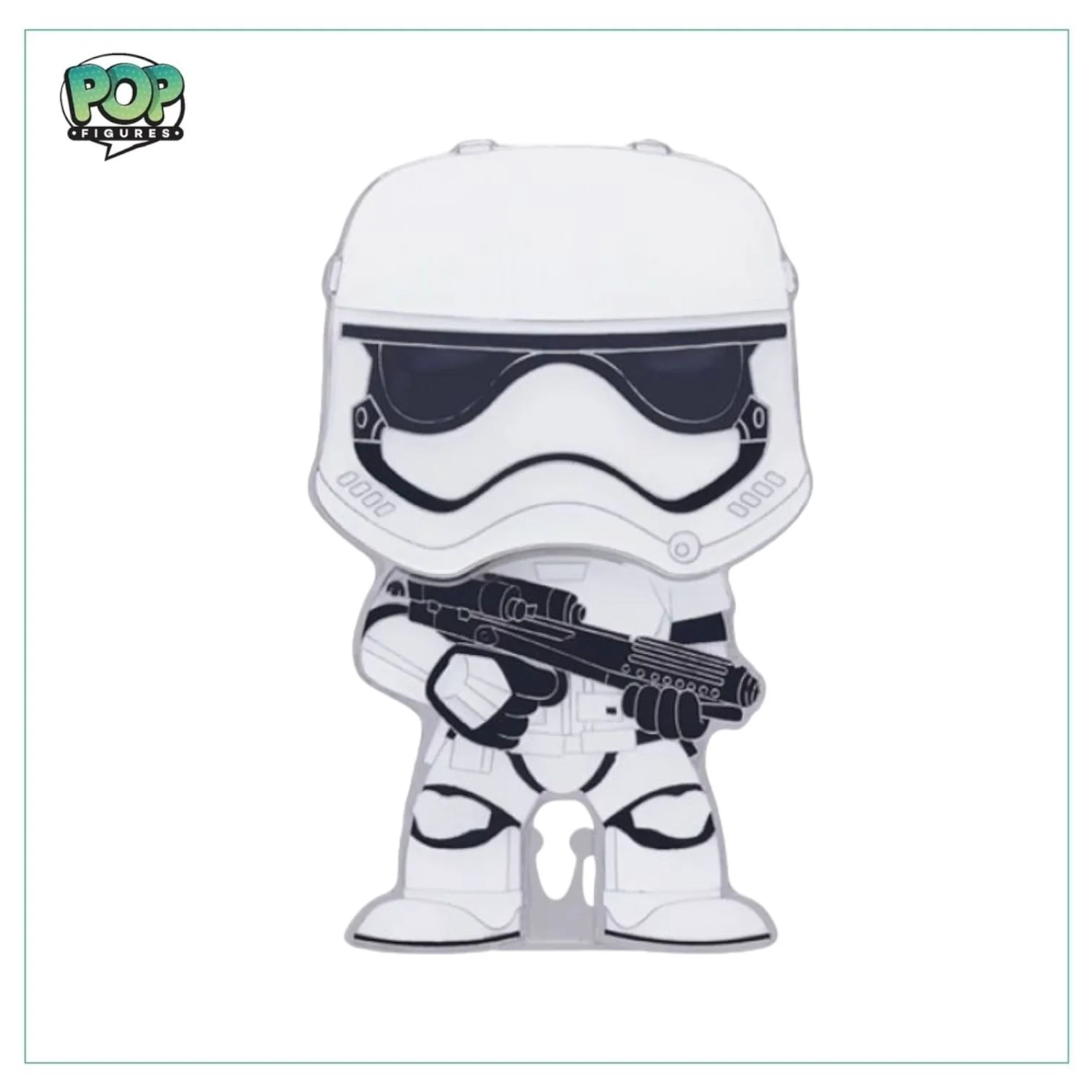 Stormtrooper First Order #30 Funko Enamel Pop Pin!- Glow in the Dark - Star Wars - Image 2