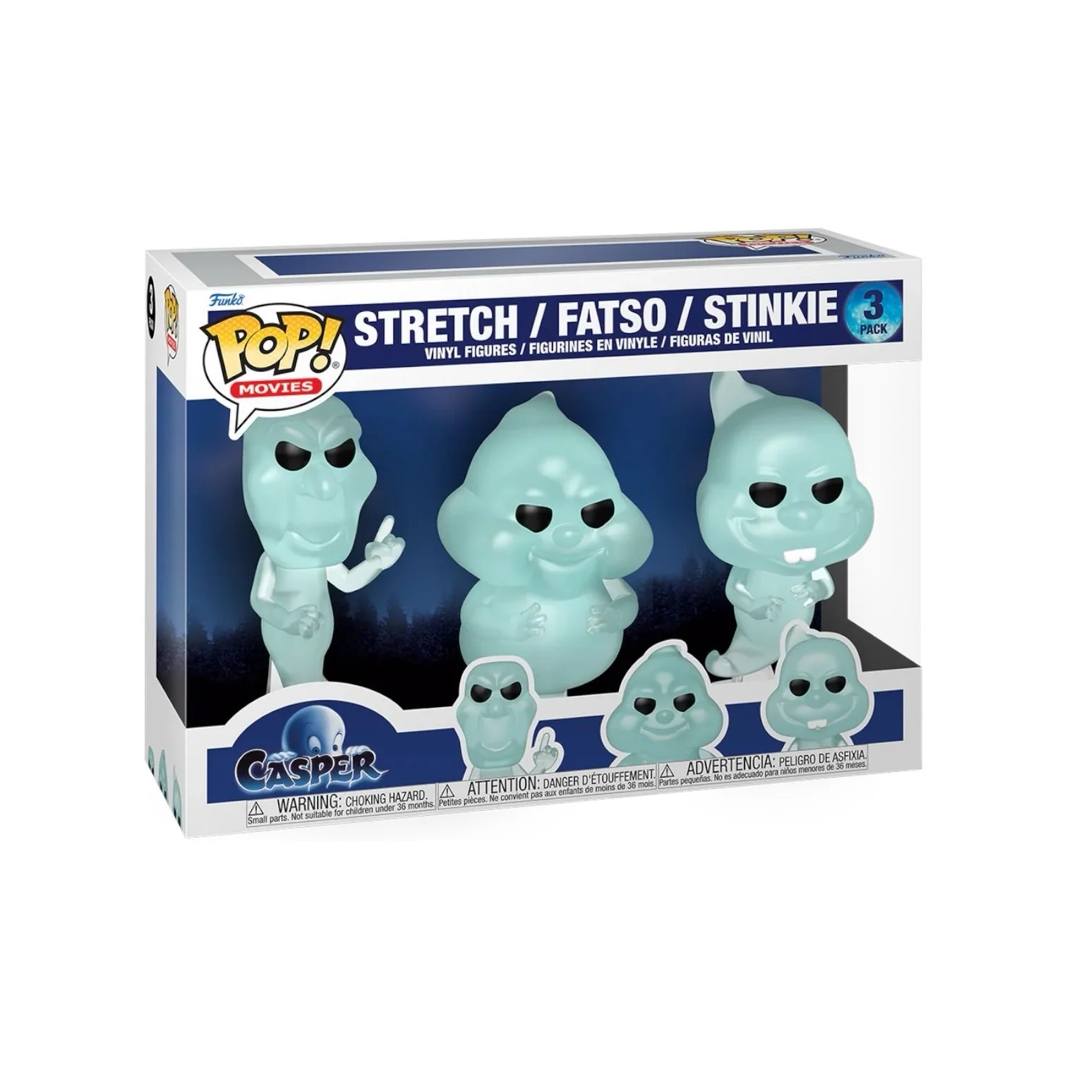 Stretch / Fatso / Stinkie 3 Pack Funko Pop - Casper