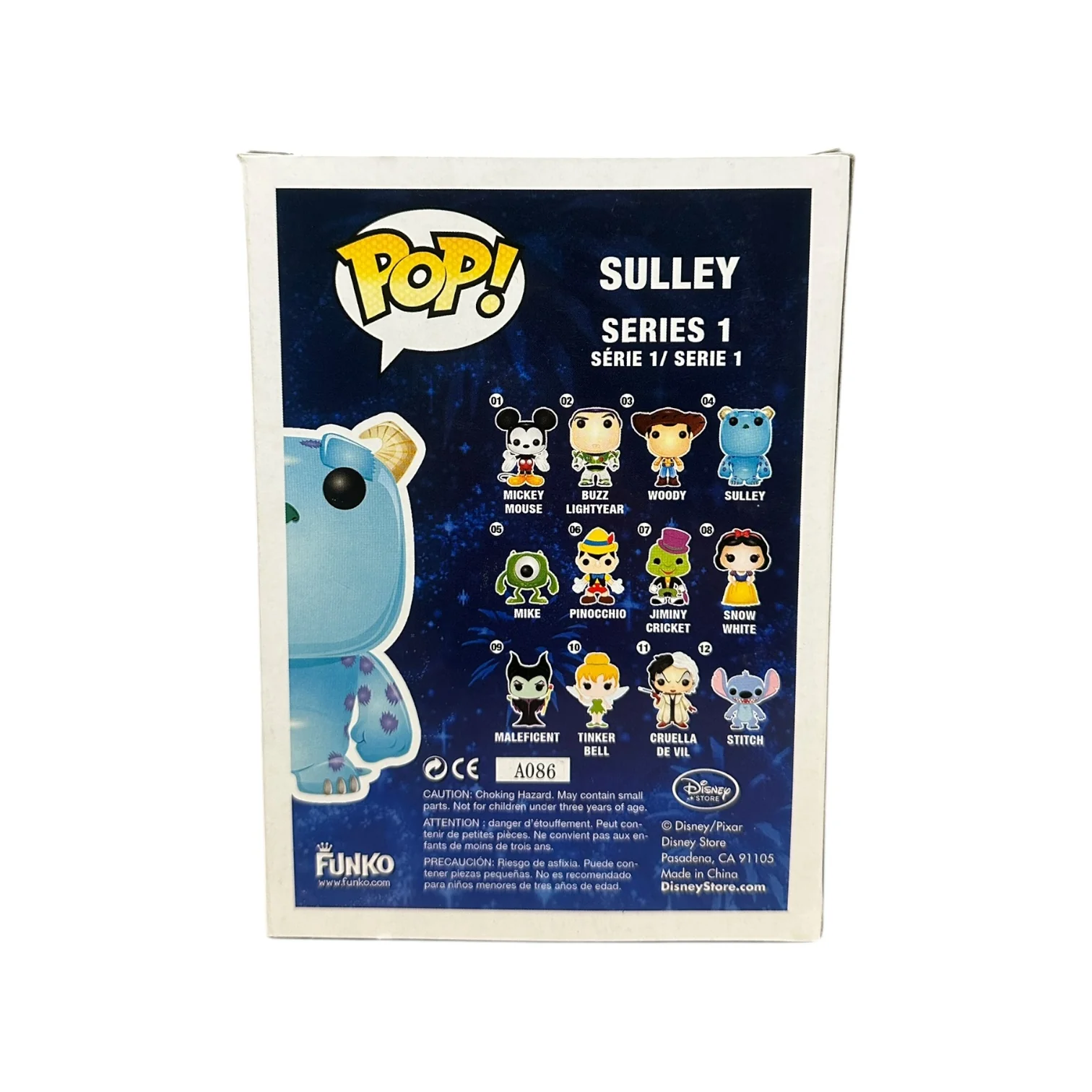 Sulley #04 (Flocked) Funko Pop! - Disney Series 1 - SDCC 2011 Disney Store Exclusive LE480 Pcs - Condition 8/10 - Image 3